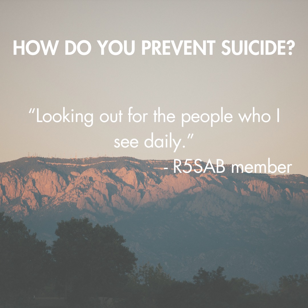 How do you prevent suicide?
This Suicide Prevention Month, we asked our Region 5 Suicide Advisory Board members and here are just a few of their powerful responses. Learn more about the R5SAB at wctcoalition.org/sab
#1word1voice1life #suicidepreventionmonth #mentalhealthmatters