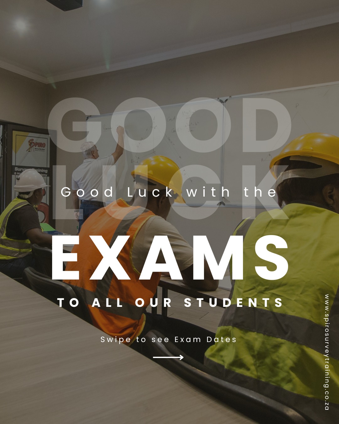 As you prepare this week for the upcoming Chamber of Mines exams that is on the 7th & 8th of October, we want to wish you all the best.
Your hard work and dedication have brought you this far — now it’s time to show your knowledge and skills. The Spiro team is proud to stand behind you every step of the way.
#SpiroSurveyTraining #ChamberOfMines #ExamSuccess #FutureSurveyors #MiningEducation