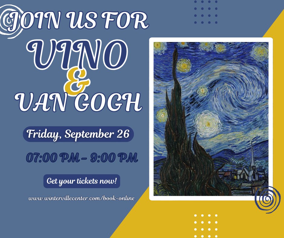 Join Laura Floyd for the Winterville Arts Council-sponsored paint and sip event this Friday night. Ticket prices include the wine and art supplies; all you need to bring is yourself!
#art #drawingart #foryou #georgia #foryoupageシ゚ #foryoupagereels #athens #foryoupageシ #artgallery #artsandcrafts #paintandsip #vangogh #starrynight
