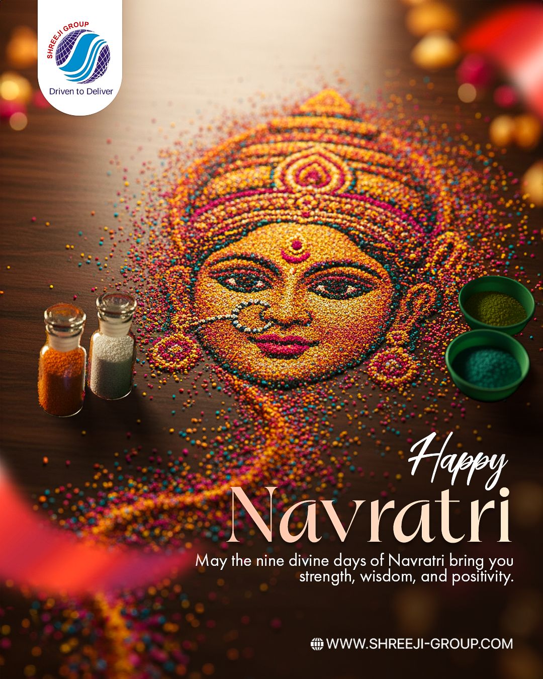 Shreeji Group wishes you a very Happy Navratri. May these nine nights bring harmony, prosperity, and joy to you and your loved ones. Celebrate this festival with devotion, positivity, and happiness. 🌸🙏
#HappyNavratri #ShreejiGroup #Navratri2025 #FestiveWishes #PeaceAndProsperity