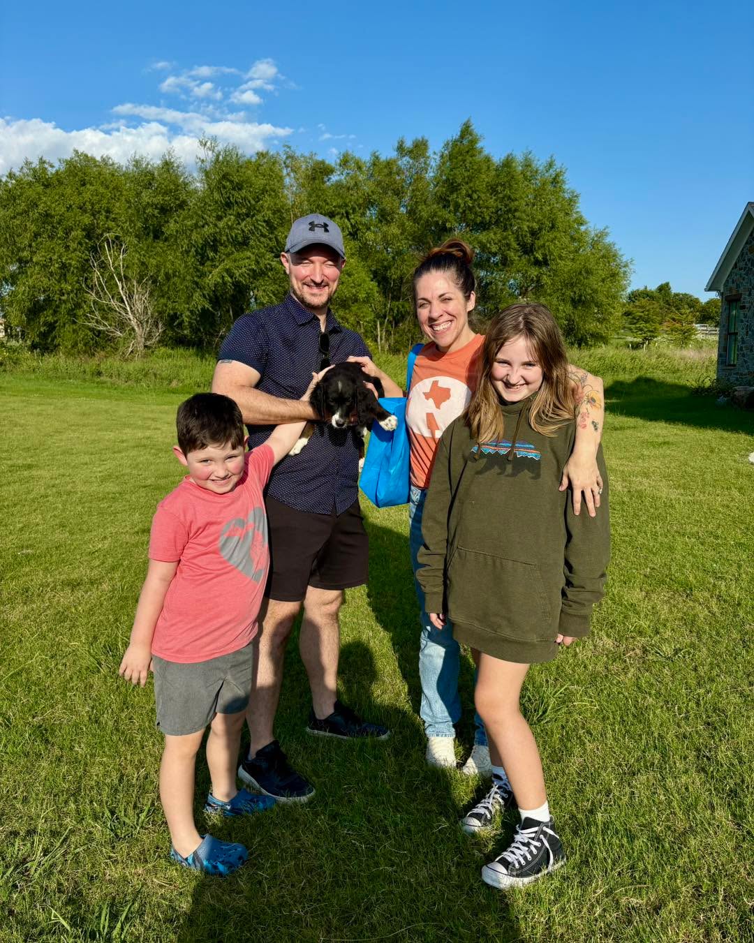 Espresso found his people!! He is a majestic unfurnished f2b Moyen Bernedoodle from Sola + Bernie and will begin the second part of his journey just down the road from us! We are so thrilled for him and his family! Welcome home sweet boy 🐾💕
We have 2 other unfurnished puppies from this same pairing — Cappuccino and Frappe. They have double coats which means less grooming maintenance and still low to no shedding. They will look more like Bernese Mountain Dogs as they will not have the fluff around their nose and their coats are straighter. Truly beautiful dogs!
#Bernedoodle #BernedoodlePuppy #BernedoodleBreeder #BernedoodlesOfInstagram #MiniBernedoodle #StandardBernedoodle #BernedoodleLovers #BernedoodlePuppiesForSale #TexasBernedoodles #DFWPuppies #BernedoodleUSA #PuppiesNearMe
#PuppyGram #InstaPuppy #DoodlePuppy #DoodleOfTheDay #Dogstagram #PuppyOfInstagram #UnfurnishedBernedoodle