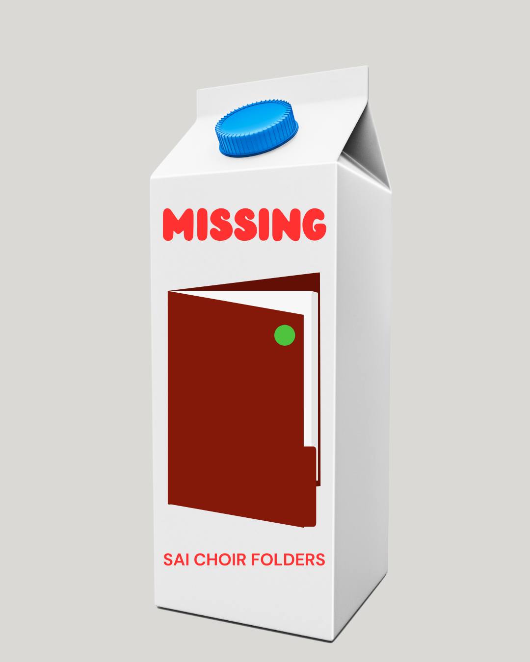 Tote bag, car, piano bench, bookshelf...anywhere!? 🔎
If seen, contact Anna.