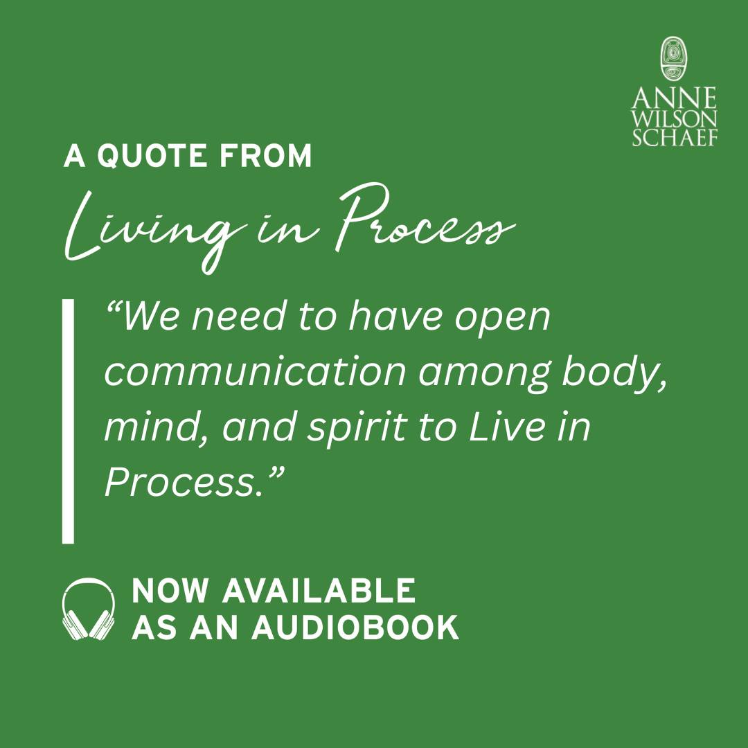 We need to have open communication among body, mind, and spirit to Live in Process. #livinginprocess #communicationskills #spiritualawakening