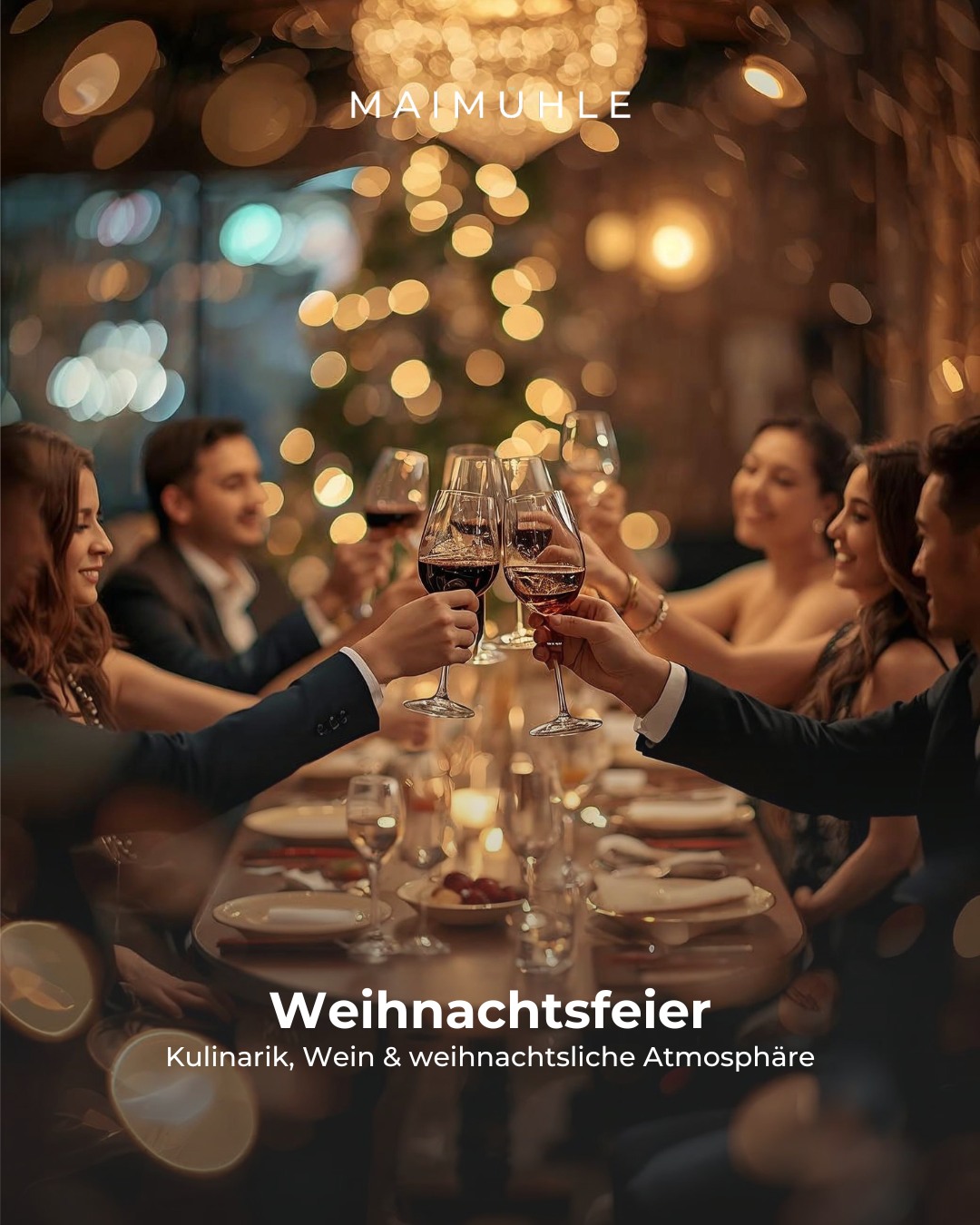 🎄 Weihnachten naht – und was gibt’s Schöneres, als die Zeit mit guten Freunden oder Kollegen in festlicher Atmosphäre zu verbringen?
In der Maimühle bieten wir euch eine festliche Location, kulinarische Highlights, Weinbegleitung vom Sommelier - Unsere Angebote sind flexibel – für kleine Teams oder große Gruppen (10–55 Personen). Perfekt geeignet für ein festliches Dinner oder ein lockeres After-Work Event.
👉 Alle Details & Beispiele findet ihr hier: maimuehle.de/weihnachtsfeier
Reserviert euren Termin rechtzeitig – wir freuen uns auf eure Feier!
#Weihnachtsfeier #Weihnachten2025 #TeamEvent #RestaurantMosel
