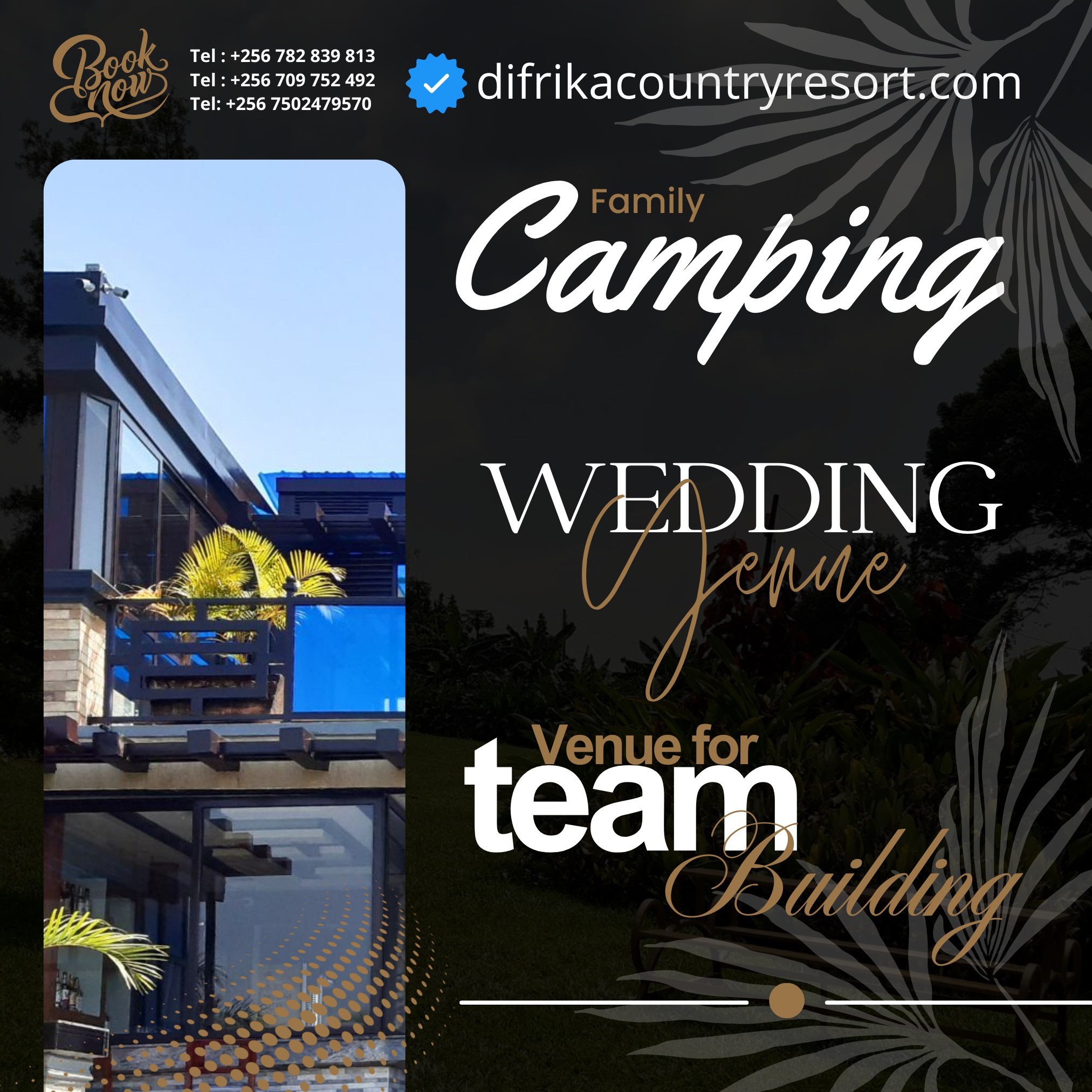 Book Your Day this September Serenity & Heritage
Find peace, taste culture, and celebrate together by the Nile at Difrika Country Resort.
#SeptemberSerenity #TasteOfUganda #HeritageByTheNile #DifrikaCountryResort #NileHeritageRetreat