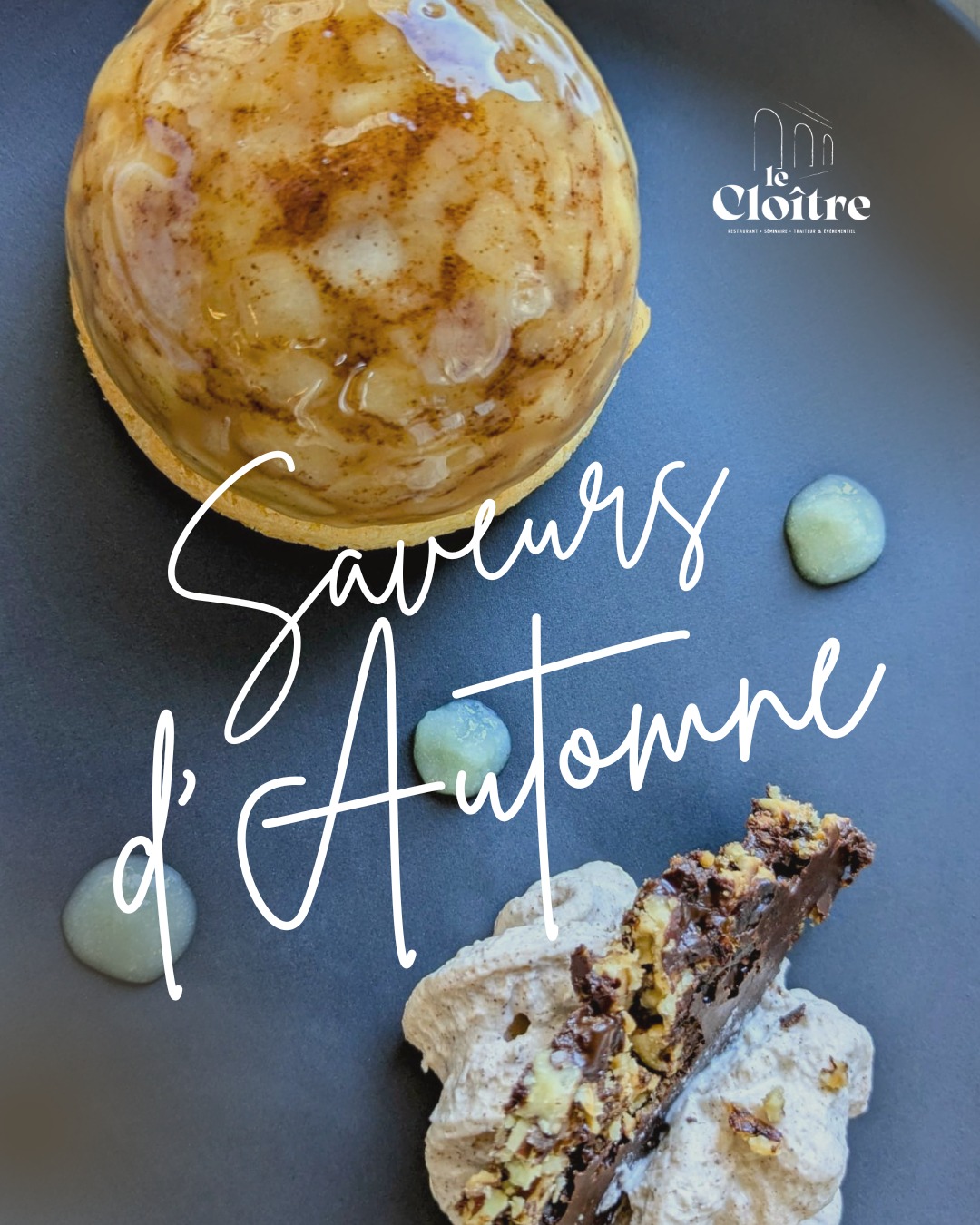 🍂 𝐌𝐞𝐧𝐮 𝐓𝐞𝐫𝐫𝐨𝐢𝐫 𝐚𝐮𝐱 𝐬𝐚𝐯𝐞𝐮𝐫𝐬 𝐚𝐮𝐭𝐨𝐦𝐧𝐚𝐥𝐞𝐬 🍂
Ce week-end, venez découvrir au Cloître notre Menu Terroir revisité : créativité, authenticité et gourmandise au rendez-vous !
📞 Réservations au 03 85 89 18 91
👉 Menu à découvrir en intégralité sur notre site internet : www.restaurantducloitre.fr/le-menu-terroir
#restaurantducloitre #saoneetloiretourisme #route71 #incontournables71 #bourbonlancytourisme #bourbonlancy #charolaisbrionnais #destinationsaonetloire #bourgogne #bourgognefranchecomté