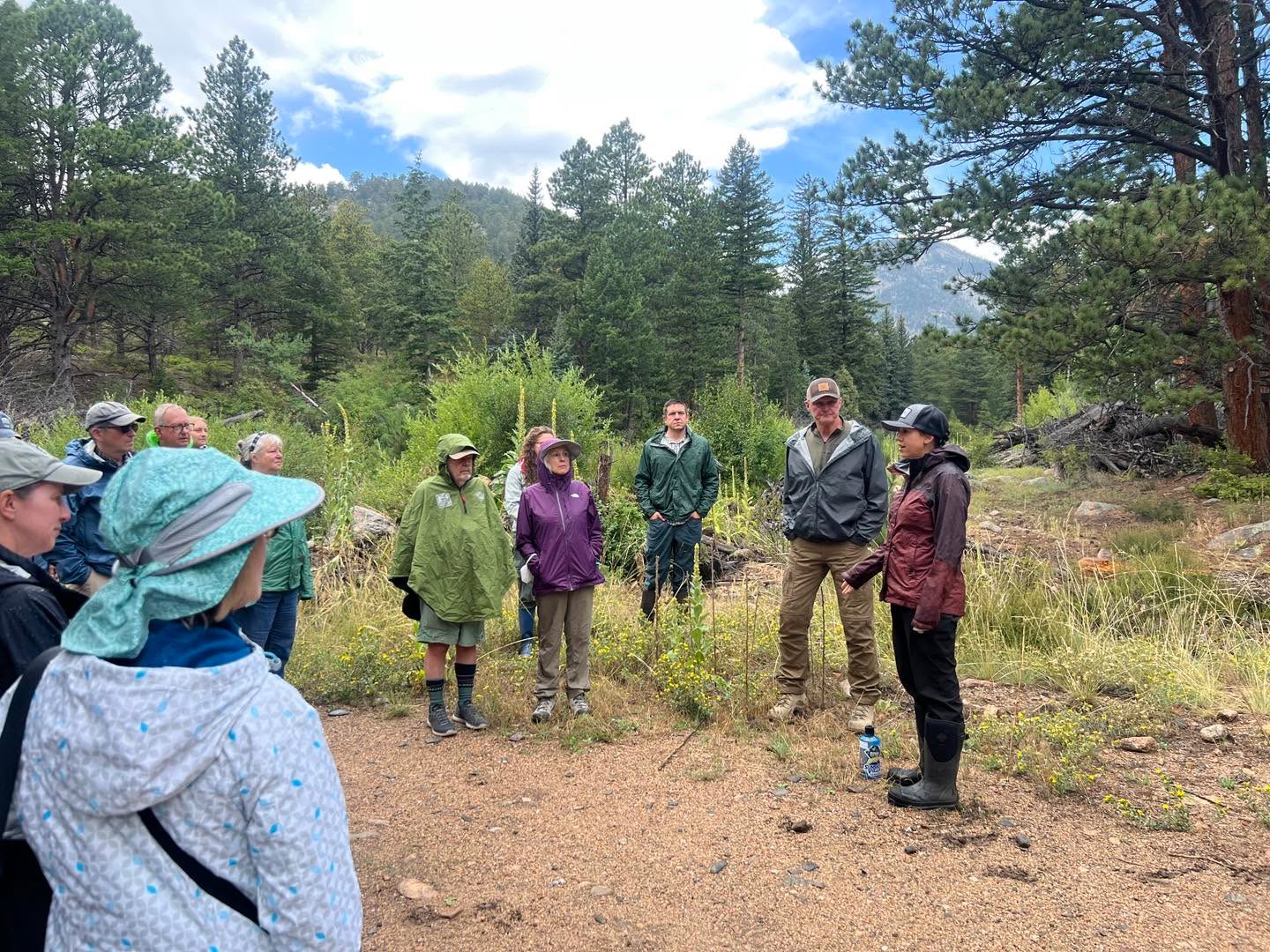 It was great to have the Estes Park Watershed Coalition and guests to MacGregor Ranch to share the work being done with our partners at Larimer Conservation District on the Riparian Restoration of Black Canyon Creek.
This is a low-tech, process-based restoration project focused on encouraging the slowing and distribution of water through the creek. By working with nature’s own processes, the project helps create a healthier riparian ecosystem, supports wildlife, and strengthens these systems for the future.
This project is partially funded by Northern Colorado Water and Colorado Parks and Wildlife thanks to our team leader, Anna Cloud.
We’re also happy to help educate our community through tours like this, showing how thoughtful stewardship can restore balance to the land and water that helps sustain us all. 🏞️💧🦫