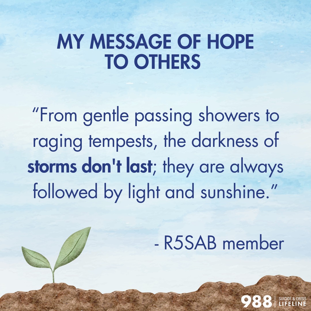 As #suicidepreventionmonth comes to a close, Western CT Coalition and the Region 5 Suicide Advisory Board want to end the month with hope - we know that hope helps prevent suicide.
What is your message of hope?
#PreventionHappensHereCT #MentalHealthAwareness #1word1voice1life #988Lifeline