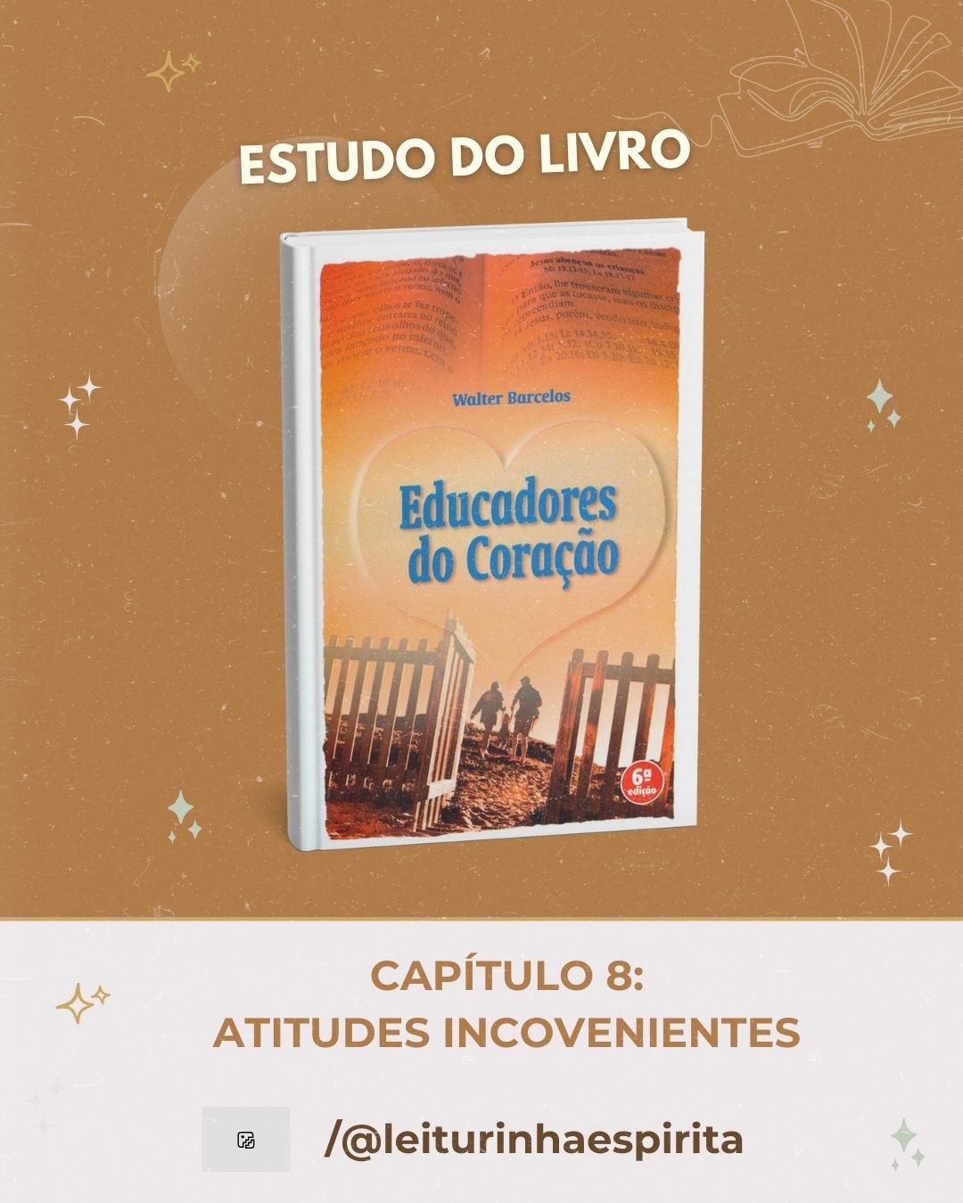 🌟 Convite Especial para Pais, Mães e Evangelizadores Espíritas! 🌟
"Todas as coisas me são lícitas, mas nem todas as coisas convêm." - 1 Coríntios 6:12
___Neste domingo, queremos te fazer um convite especial à reflexão:
💭 Quais atitudes podem estar mais atrapalhando do que ajudando na educação espiritual de nossas crianças?
___Vamos descobrir juntos no estudo do capítulo 8 - Atitudes incovenientes. E contaremos com a presença do querido amigo Aloisio @reflexoes.aloisio nesta reflexão! 👨👩👦👦❤️🥰
🗓️ Data: 28/09/25
🕗 Horário: 20:00
📍 Ao vivo no YouTube
🔗 Link da live: https://www.youtube.com/live/XrTGiWgJqwA?si=9PE0FDaxITwUeo3U
💛 Com simplicidade e responsabilidade, vamos discutir como podemos ser mães e pais melhores para nossas crianças!
✨ Se você sente que a missão de ser pai, mãe ou educador vai além do material, esse encontro é pra você.
💌 Compartilhe com outros corações que também desejam evangelizar com propósito.
Te esperamos com muito carinho!