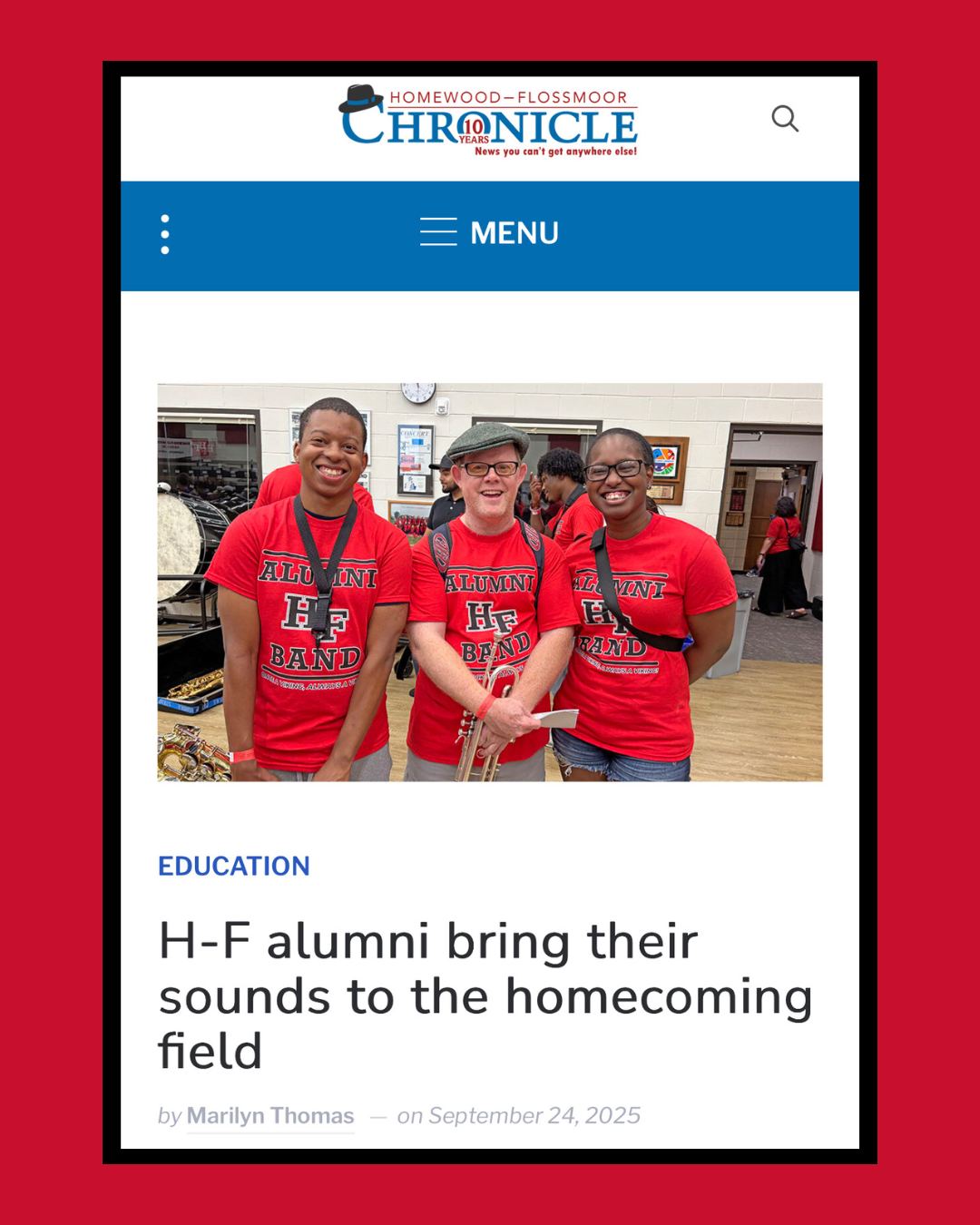 Thanks to all of our alumni who joined us on Friday night! We had so much fun catching up and loved seeing all of you playing together with our current Marching Vikings 🎶
Once a Viking, always a Viking! ❤️🤍
Read more at @hfchronicle: https://www.hfchronicle.com/2025/09/24/h-f-alumni-bring-their-sounds-to-the-homecoming-field
#WeAreHF #HFMarchingVikings #HFVikingBands #HoCo2025