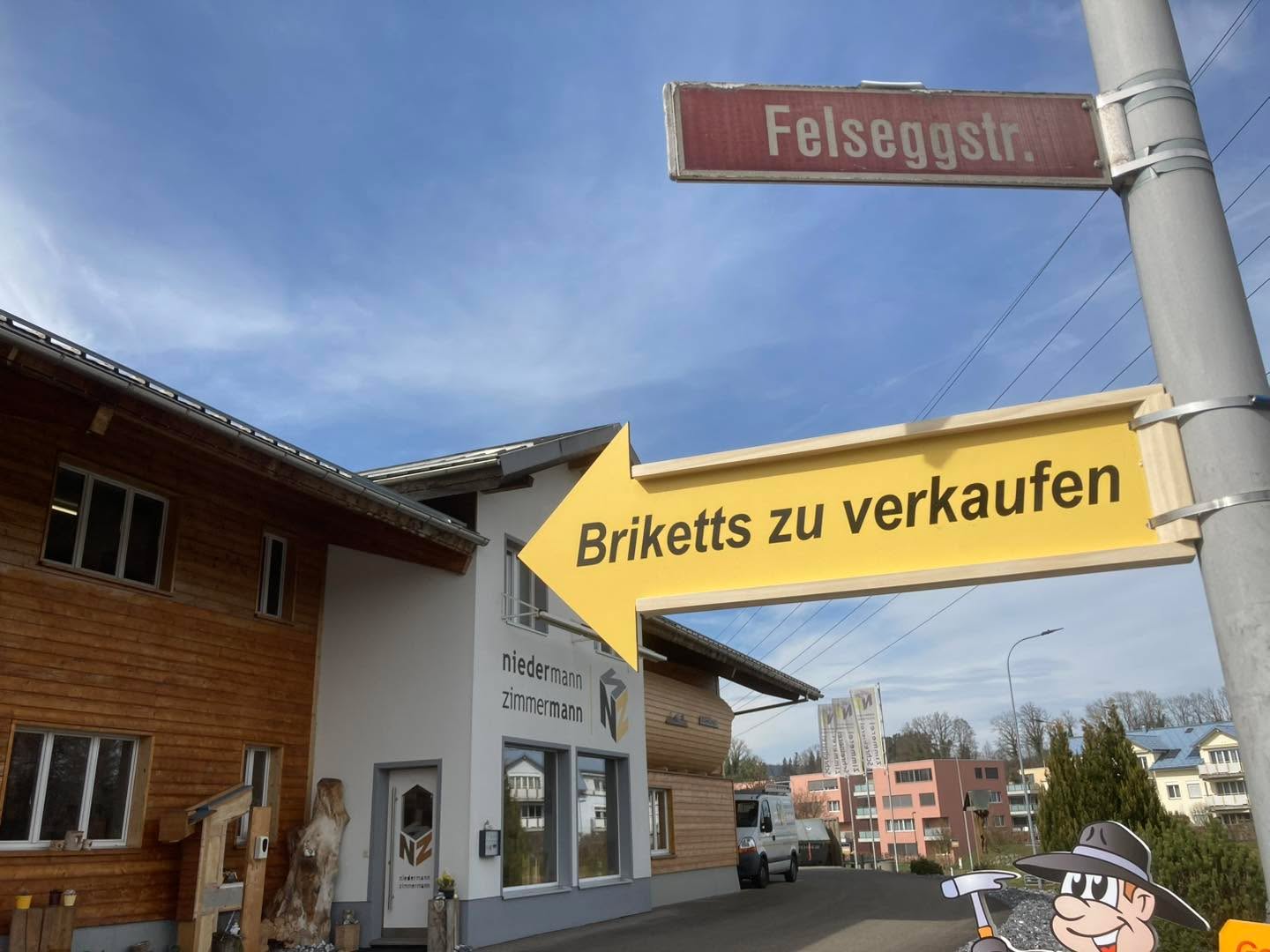 Briketts zu verkaufen!
Bei uns können Briketts aus eigener Produktion gekauft werden, gerade jetzt wo es wieder kälter wird kann man gut damit heizen.
