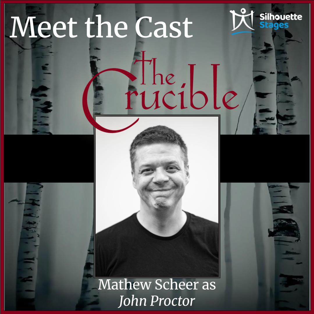 We now introduce you to the character whose secret sin sets the entire tragedy in motion in Salem. Mathew Scheer brings the flawed, honest character of John Proctor to life on the stage at Slayton House in Columbia, MD. You have eight chances to see Matt and the rest of this incredible cast of The Crucible starting this Friday! Get your tickets at the link in our profile.