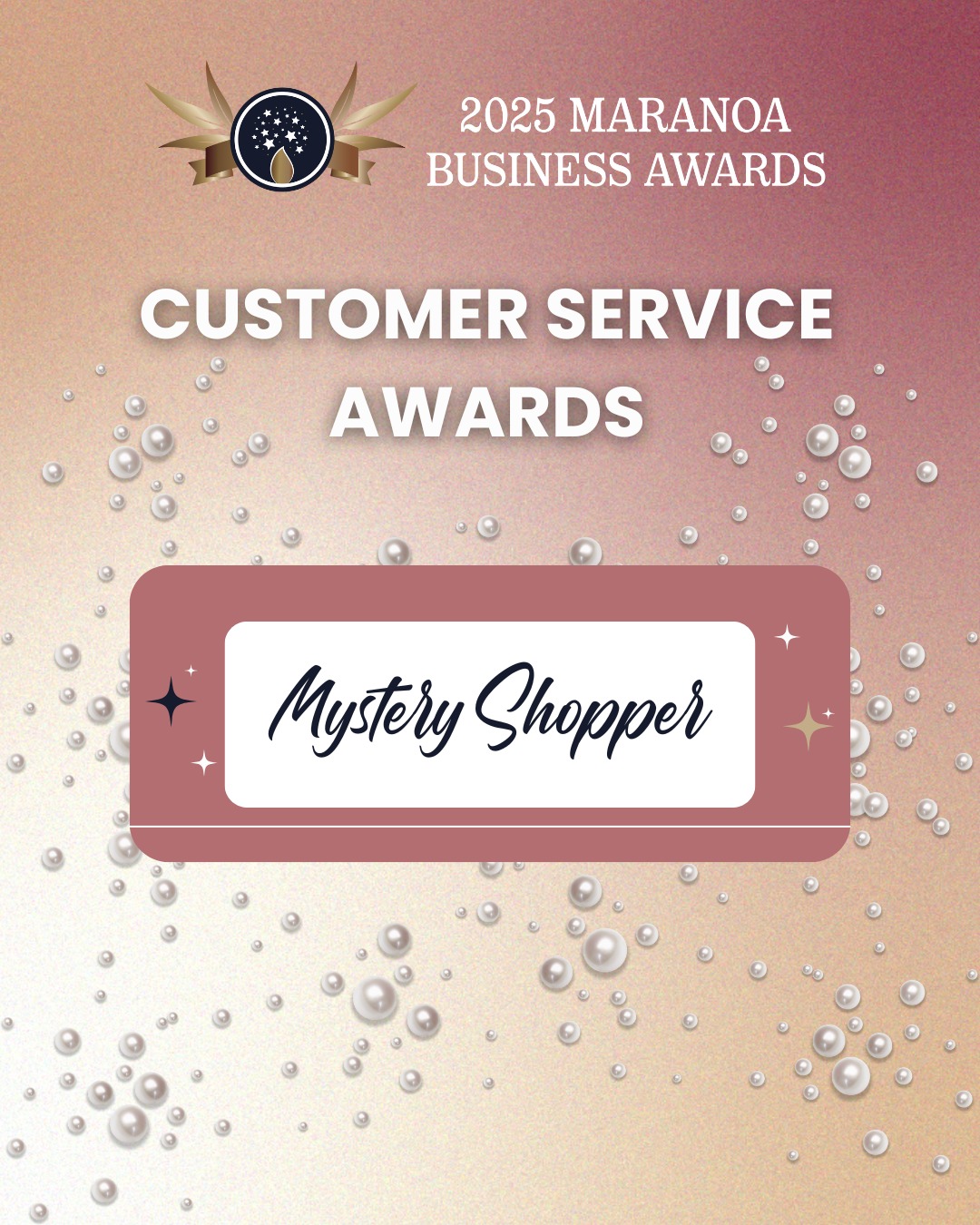 There was so much love for our Customer Service superstars! Thank you for voting.
Our mystery shoppers have been busy this week and next week mystery shopping the cream of the crop!
If you were on the list, make sure you have your tickets to the Awards on the 11th October. Tickets at https://www.trybooking.com/DCSHO