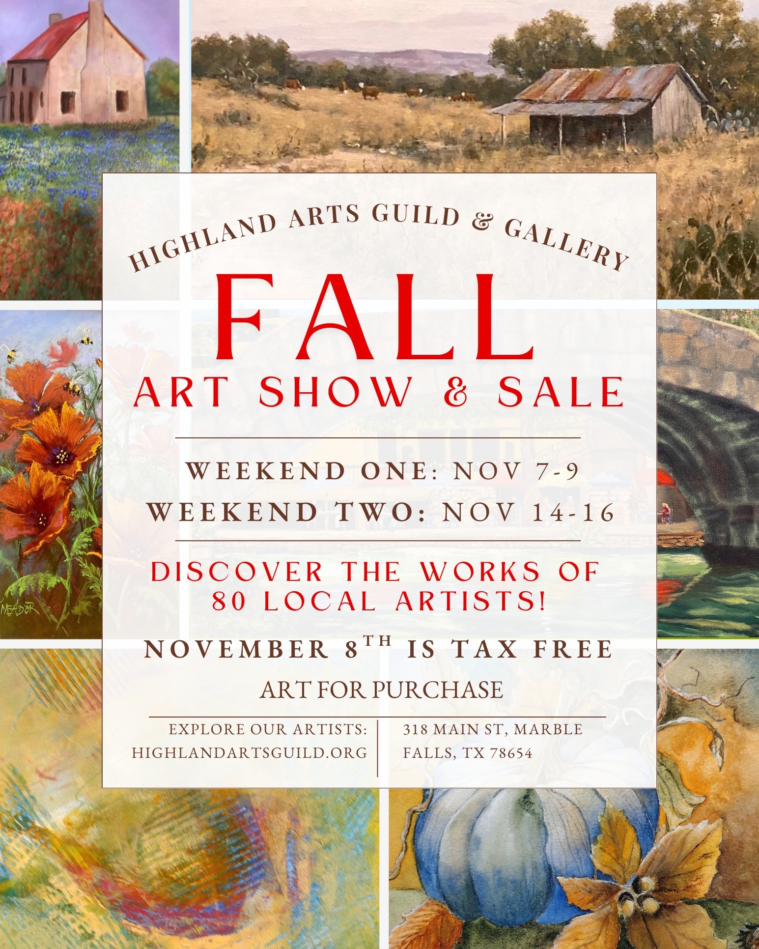 Which would you rather do this fall: rake leaves 🍂 or shop for art 🖼️?
Join us November 7–16 at the Fall Art Show & Sale and gather something you’ll truly fall for. ✨