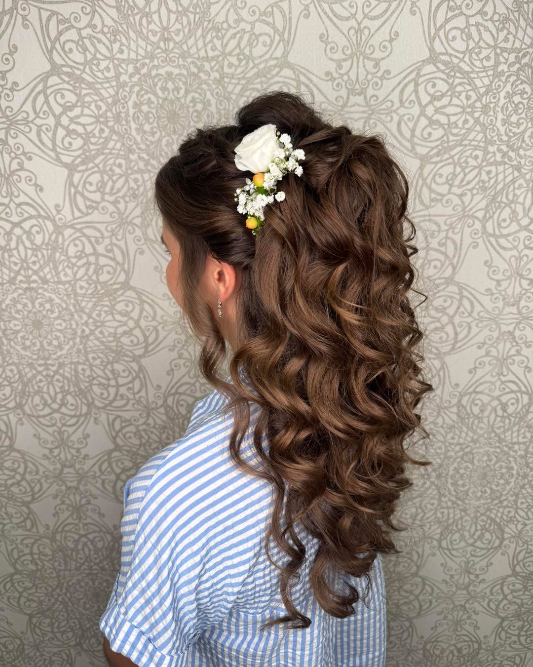 „Für den schönsten Tag: Haare wie aus einem Märchen👰🏼♀️🤍“
#weddingtime💍 #longhairgoals #märchengefühle #locken #flowersassessories #wow #happymoment #stylingcreative