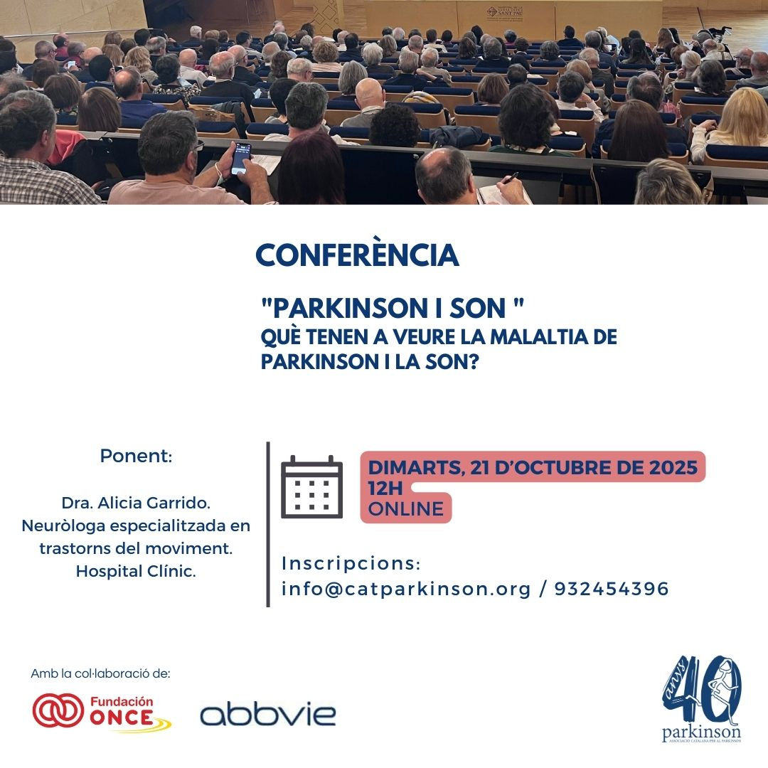 #juntsmiremcapalfutur #catparkinson #Parkinson