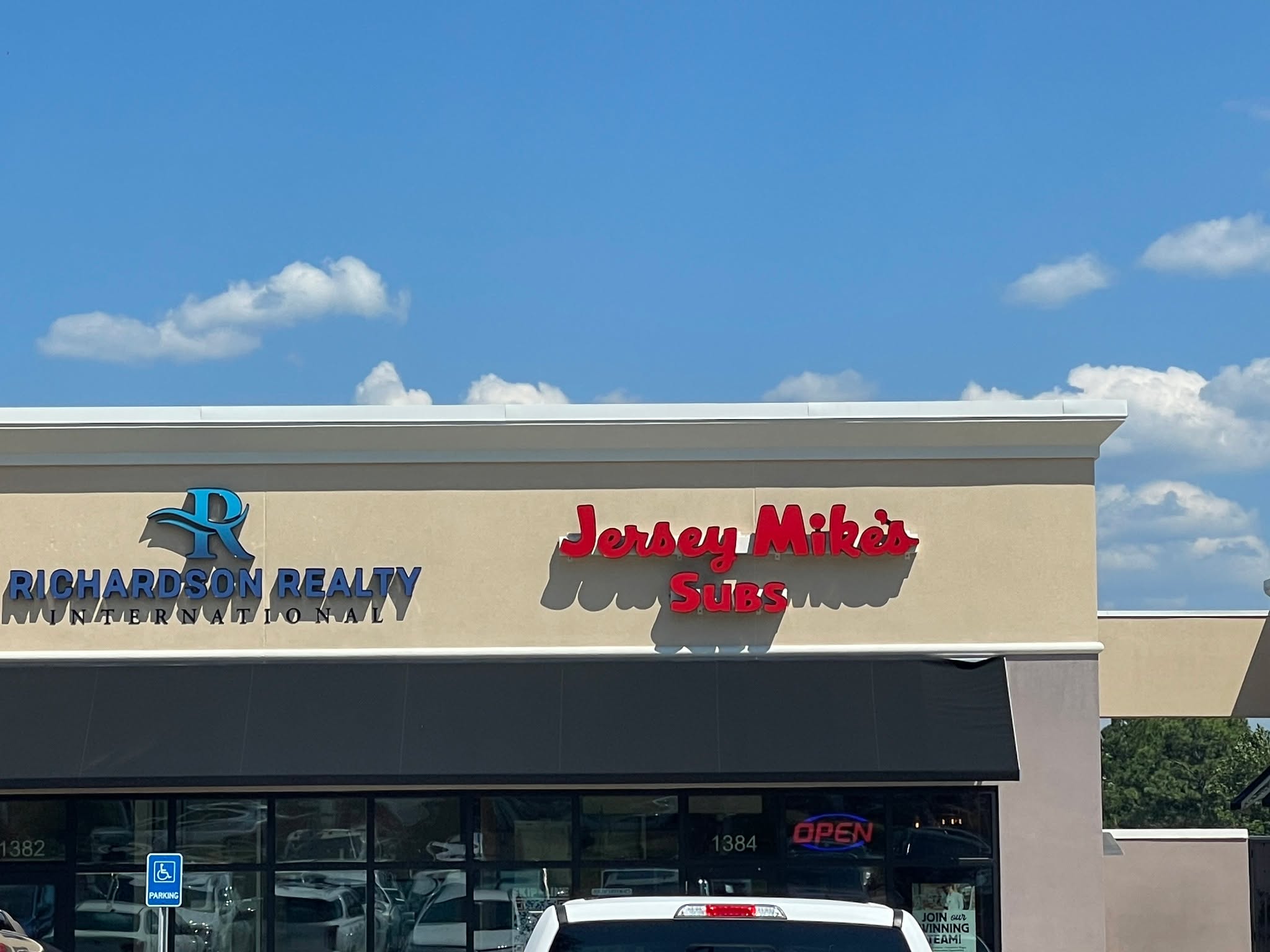 Jersey Mike's Subs
1384 E John Sims Pkwy suite 3,
Niceville, FL 32578
Thanks to our awesome team for knocking out another
Service the back of wall ( LED's ) Sign
not illuminated correctly on Back wall
Install ALL Channel letter faces on front sign
If you would like a custom sign, please give us a call or text or email
and our awesome team can definitely take care of you
( text ) or ( call ) 850.398.1712
TEAM850signs@gmail.com
#850signs #signage #customsigns #businesssigns #signdesign #branding #outdoorsigns #interiorsigns #exteriorsignage #signageexperts #professionalsigns #signinstallation #signcompany #businessbranding #clearsigns #trustedsigns #customsignage #signsolutions #qualitysign #LEDChannelLetters #SignInstallation
#SignService #JerseyMikesSubs #nicevillefl