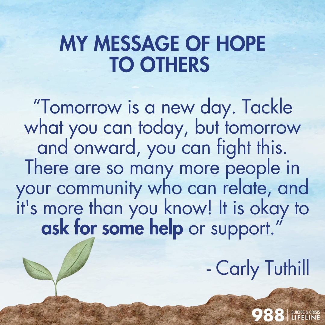 What is your message of hope?
#1word1voice1life #suicidepreventionmonth #988Lifeline #PreventionHappensHereCT #MentalHealthAwareness #RecoveryIsPossible