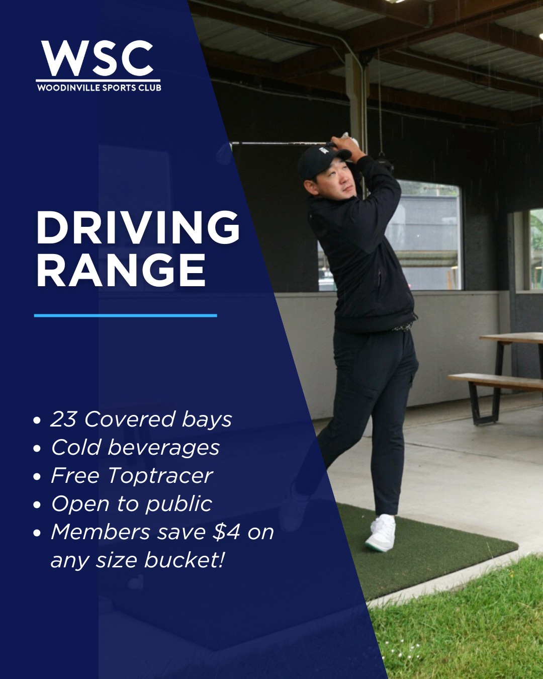The forecast calls for rain this week, but that's no excuse to skip practice. 🌧️ We’ve got you covered (literally)! ☔️⛳ With 23 covered bays, you’ll stay dry and comfortable while you work on your swing.
Learn more with the link in bio!
#wscgolf #coveredbays #allweathergolf #rainorshine #golfpractice #practicerange #golfseason #golftraining #weatherproofgolf