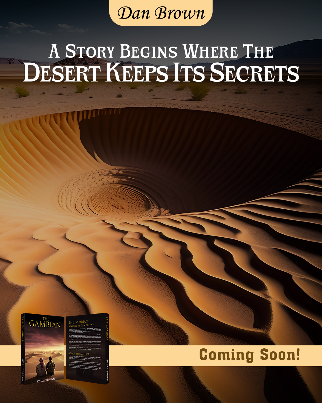 Something ancient stirs in Mauritania… are you ready to discover it?
#TheGambian #BookLaunch #DanBrown