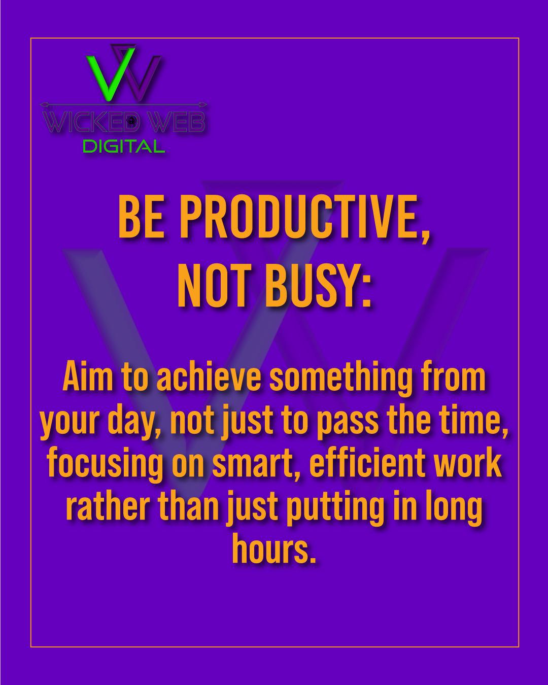 Be productive, not just busy. Every action should move you closer to your goals. Trade busywork for meaningful work, because progress, not motion, defines success.
#beproductivetoday #beproductiveorbereplaced #beproductivenotdestructive #beproductivecoaching