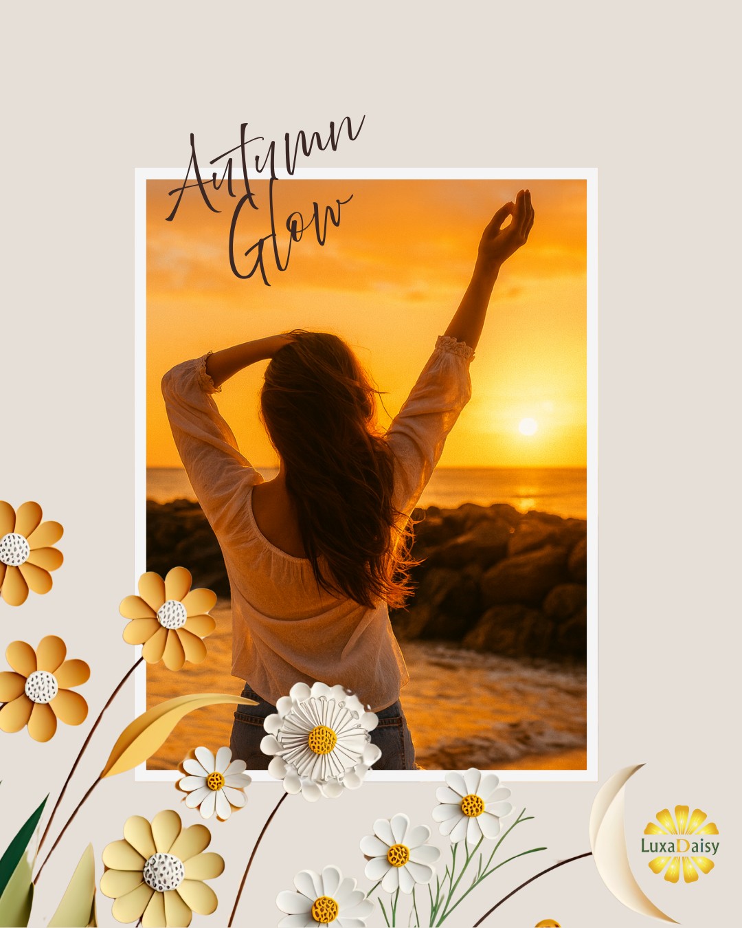 🍂✨ Fall is here — bringing golden sunsets, cozy vibes, and fresh ways to care for yourself.
Swipe to play our Autumn Bingo and see how many you can check off this season! 🌼 From yoga flow to golden hour pics, it’s all about little moments that make life brighter.
Which square are you crossing off first? 👇
#LuxaDaisy #LiveWell #AutumnGlow #WellnessCommunity #ShopLocal #Womanled