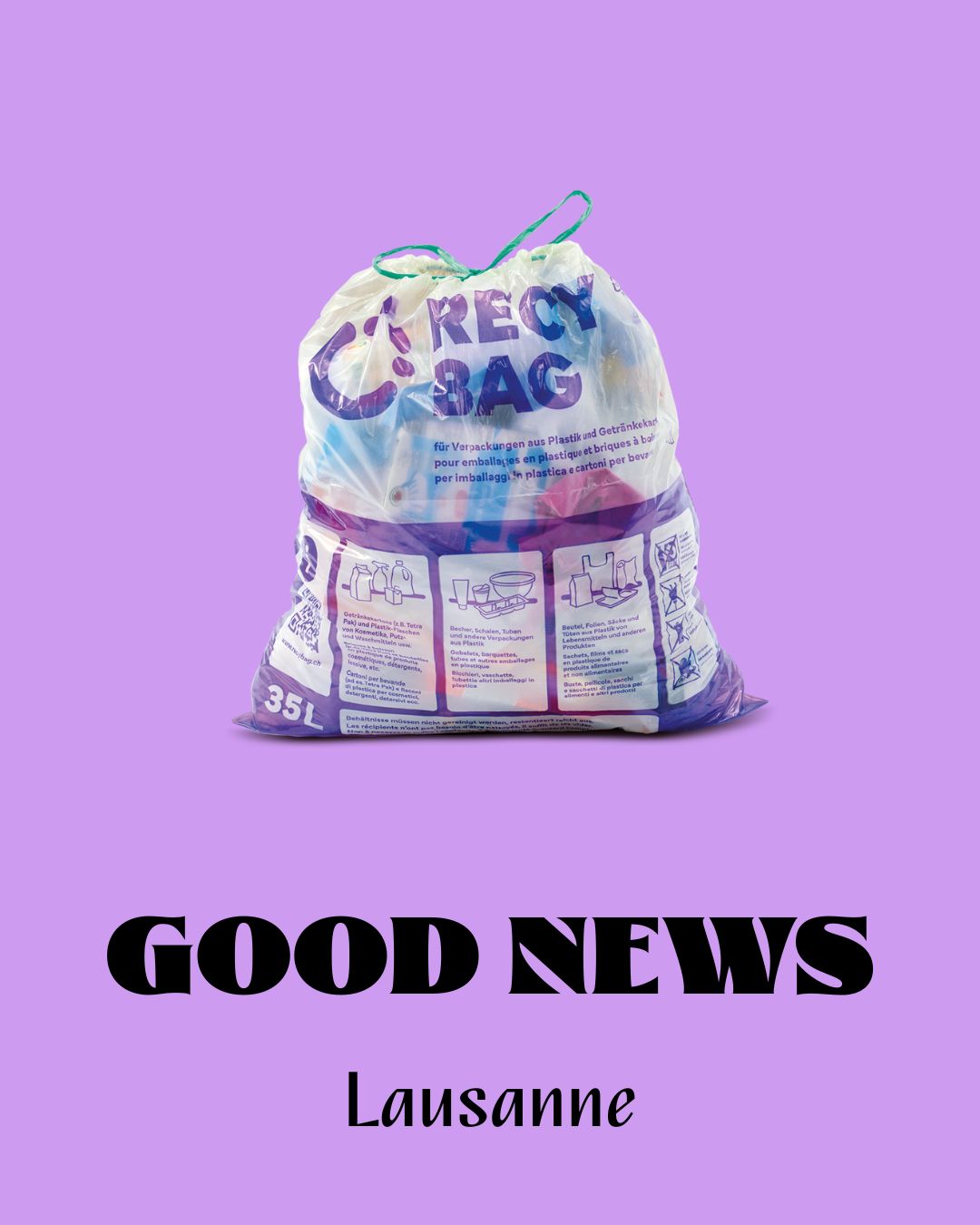 In Lausanne kannst du ab sofort Getränkekartons zusammen mit Plastikverpackungen im RecyBag sammeln und dann im Detailhandel zurückbringen.
Wir wünschen einen erfolgreichen Start und freuen uns über viele recycelte Getränkekartons! 💚🧃
@recypac_recycling
#lausanne #recycling #recypac #getränkekarton #tetrapak #goodnews