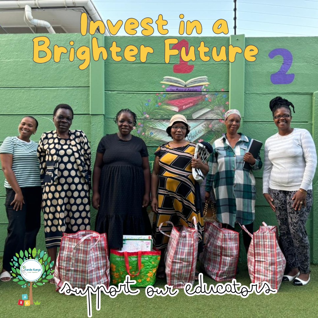 🌱 Invest in a Brighter Future — One Month at a Time
At Funda Kunye, we believe that every child deserves a great start. That begins with well-trained, confident educators who nurture young minds in our local daycares.
But training costs money — and we can't do it alone.
👉 Just R100 a month can help train and support educators in marginalised areas of Hout Bay, equipping them with tools, and resources, to change a child’s life.
And the best part? As a registered Public Benefit Organisation (PBO), your monthly donation may be tax-deductible under Section 18A.
🔗 https://www.givengain.com/campaign/give-with-purpose
❤️ Become a monthly donor today and help build the future — one child, one educator, one month at a time.
Give with purpose. Empower with impact.
#FundAKunye #ECDMatters #SupportLocalEducators #GiveMonthly #HoutBayCommunity #EarlyLearning #NurturingFutures #DonateForChange #TaxDeductible