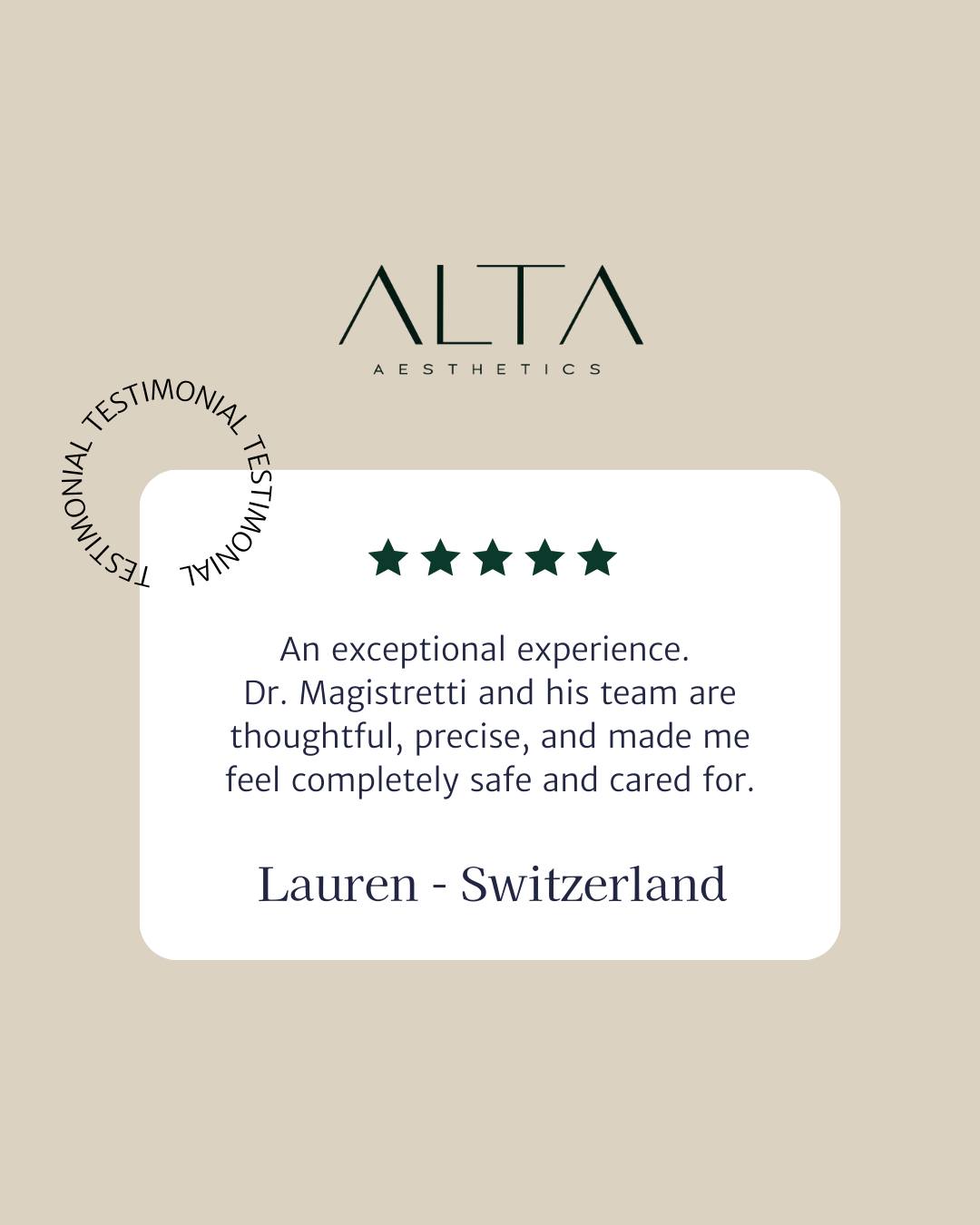 Another glowing review from one of our lovely patients ✨
Your satisfaction is our greatest reward.