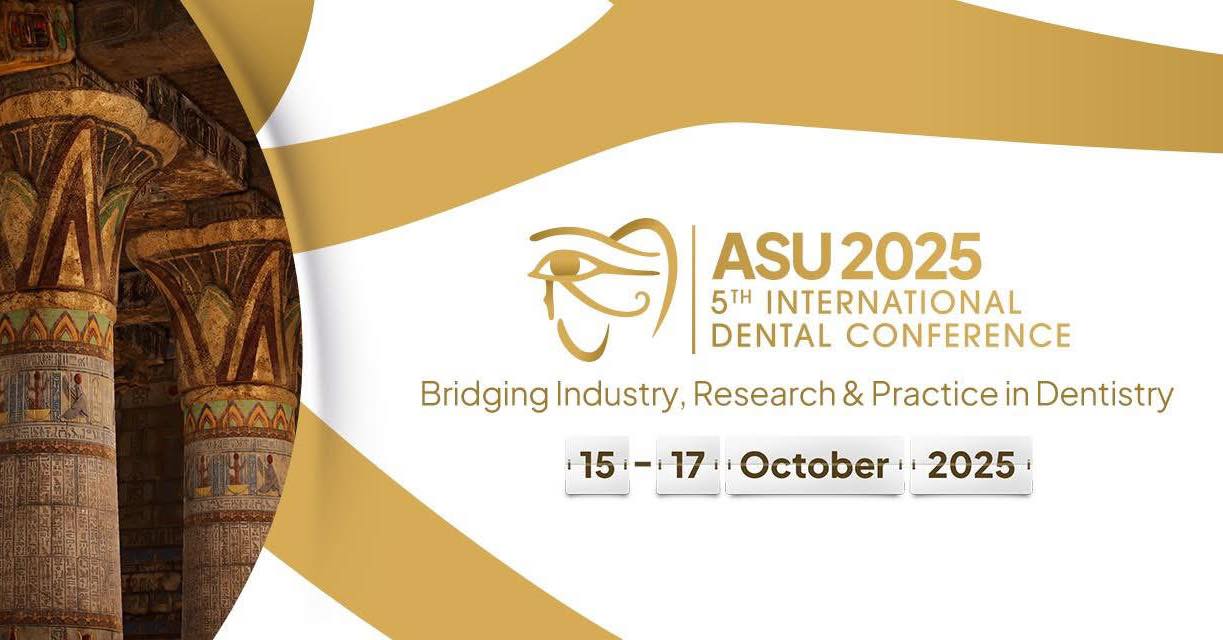 ASU 2025 - 5th International Dental Conference.
📅 15-17 October 2025
📍 InterContinental Citystars, Cairo - Egypt
#ASUDentalConference2025 #ASUIDC2025 #Umin #markedent