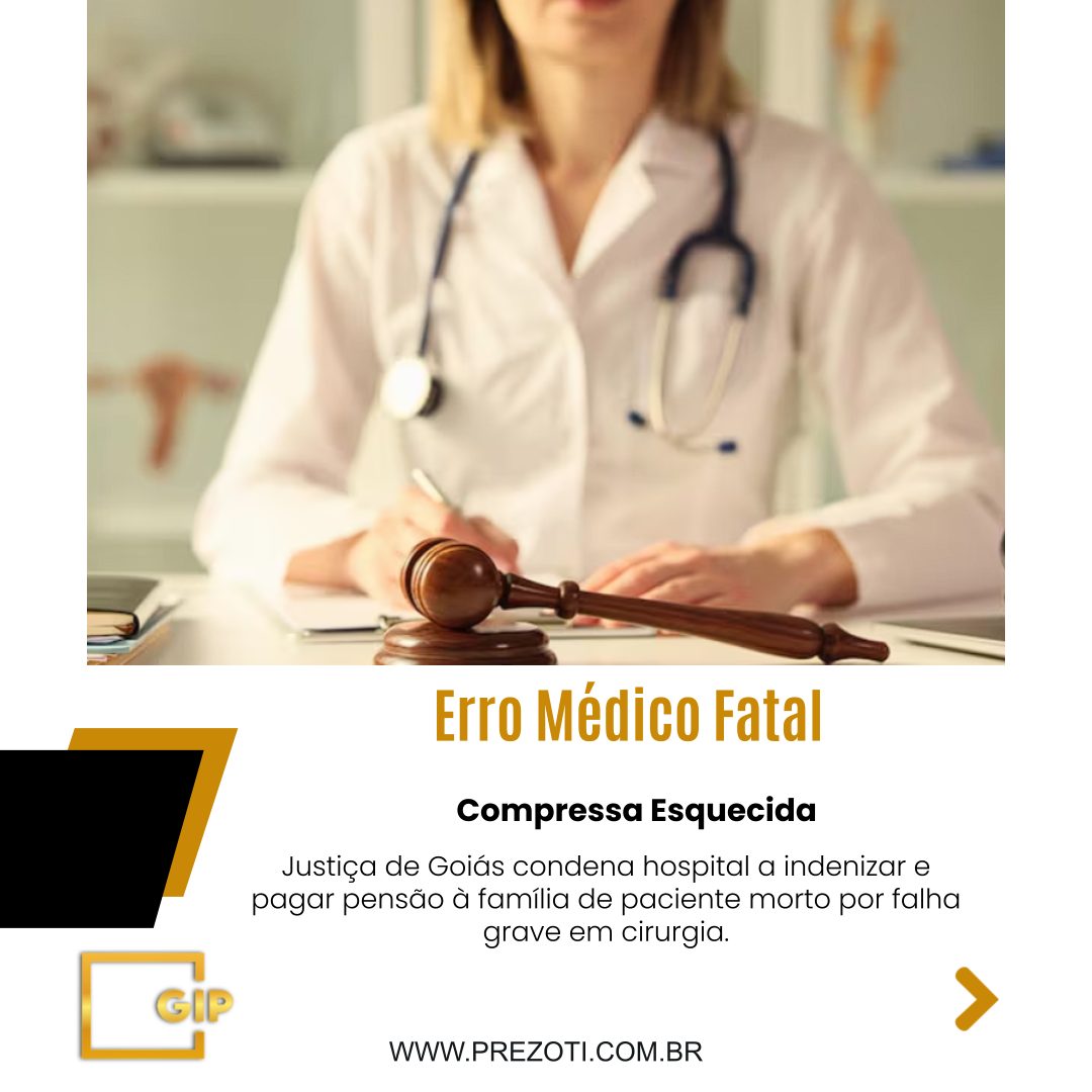 O esquecimento de um material cirúrgico dentro de um paciente é uma das falhas mais graves na medicina. Uma decisão recente e rigorosa da Justiça reforça o dever de indenizar das instituições de saúde.
No caso, um militar faleceu em decorrência de uma infecção generalizada, causada por uma compressa esquecida em seu abdômen após uma cirurgia.
A Decisão da Justiça:
O Tribunal de Justiça de Goiás (TJ/GO) manteve a condenação do hospital com base na responsabilidade objetiva. Isso significa que, para o dever de indenizar, basta comprovar a falha no serviço, o dano (a morte) e a ligação entre os dois, não sendo necessário discutir a culpa específica de um profissional da equipe.
A decisão foi completa, garantindo à família:
Danos Morais: R$ 375 mil (divididos entre esposa e filhos) pela dor da perda.
Pensão Mensal: Para amparar financeiramente a família após a morte do provedor.
Nenhuma indenização substitui uma vida, mas a busca por reparação é um direito. Em casos de erro médico com consequências tão devastadoras, o suporte jurídico é crucial. A Gonçalves Ignácio & Prezoti Advocacia e Assessoria Jurídica atua com o máximo respeito em casos de Direito Médico e da Saúde.
Acesse nosso site: www.prezoti.com.br
#DireitoMedico #ErroMedico #ResponsabilidadeCivil #DireitoDoPaciente #NegligenciaMedica #DanoMoral #Justiça #TJGO #GIPAdvocacia