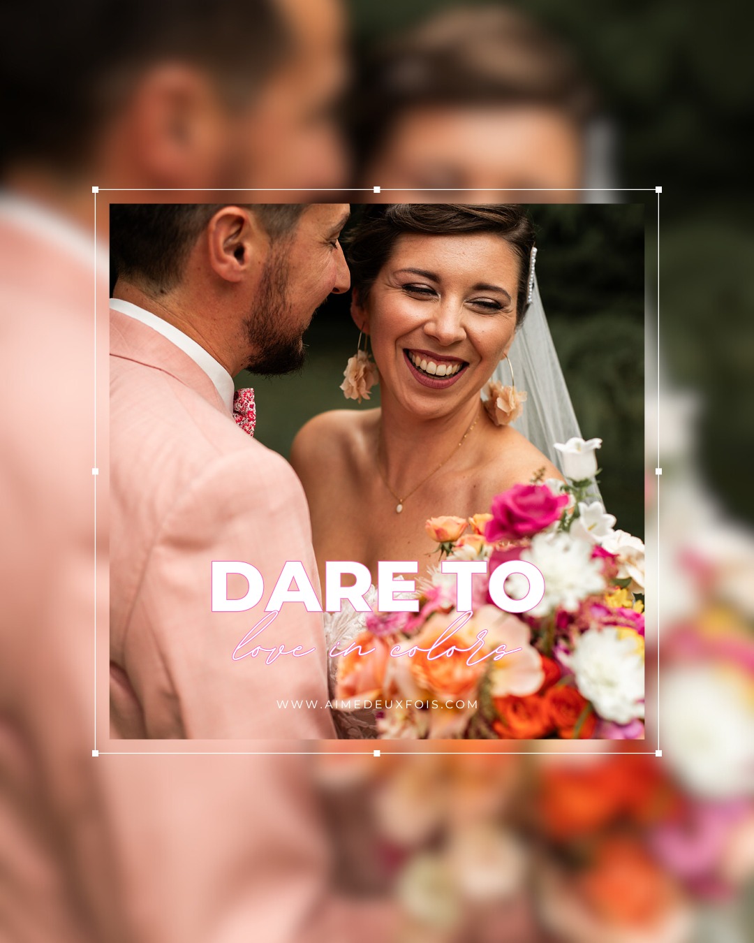 • 𝙳𝚊𝚛𝚎 𝚝𝚘 𝚕𝚘𝚟𝚎 𝚒𝚗 𝚌𝚘𝚕𝚘𝚛𝚜
• Oser la couleur, c’est oser l’authenticité. C’est choisir de dire son histoire avec des nuances qui vibrent autant que les émotions de ce jour-là.
• Cynthia et Julien ont fait ce choix audacieux : un mariage généreux, vivant, éclatant de rires et de teintes vives.
•Preuve qu’il n’y a pas une seule manière d’aimer… mais qu’il y a toujours mille façons de le célébrer 🌺
📷 @morganeruizwedding 🏞️@domainelecastelet_ 🌻@honka_atelier 🎼@les.petites.pepites.djs 🎤@ladyltrio 🎬@johanel.videos 🍴@cooking4u.fr 💗@madame_vadrouille 💗@ju_aym 🧠 @aimedeuxfois
------
• To dare colors is to dare authenticity. It’s choosing to tell your story with shades that vibrate as strongly as the emotions of that day.
• Cynthia and Julien made this bold choice: a wedding that was generous, full of life, bursting with laughter and vivid hues.
• Proof that there isn’t just one way to love… but always a thousand ways to celebrate it 🌺