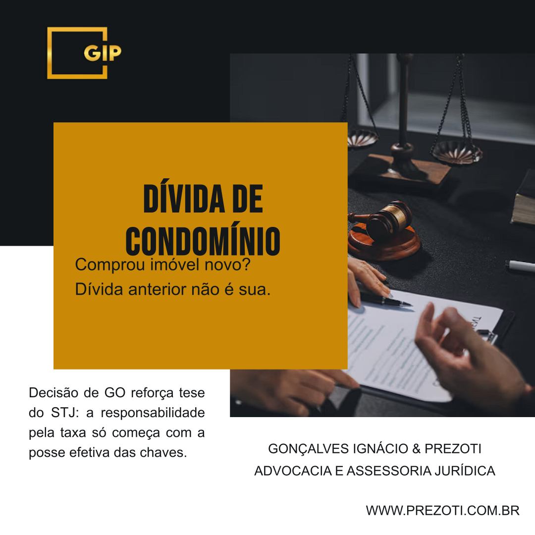 Você comprou um apartamento novo e foi surpreendido com uma cobrança de anos de condomínio atrasado, de antes de você pegar as chaves? Saiba que essa dívida não é sua.
Uma decisão da Justiça de Goiás reforçou esse direito. No caso, uma proprietária estava sendo cobrada em R$ 110 mil por taxas anteriores à sua posse.
A Regra de Ouro do Imóvel Novo:
A decisão se baseia em um entendimento consolidado pelo STJ (Tema 886). Embora a dívida de condomínio geralmente "siga o imóvel", há uma exceção para imóveis novos: a sua responsabilidade como comprador só começa a partir da posse efetiva, ou seja, do recebimento das chaves. A dívida anterior é de responsabilidade de quem tinha a posse na época (geralmente, a construtora).
A decisão também confirmou que impedir o novo proprietário de participar de assembleias por causa dessa dívida indevida é um ato ilegal.
A compra de um imóvel é um grande passo e deve ser segura. Conhecer seus direitos é fundamental para evitar cobranças indevidas. A Gonçalves Ignácio & Prezoti Advocacia e Assessoria Jurídica tem atuação especializada em Direito Imobiliário para garantir sua tranquilidade.
Acesse nosso site: www.prezoti.com.br
#DireitoImobiliario #CompraDeImovel #TaxaDeCondominio #STJ #DireitoDoConsumidor #ImovelNovo #Advocacia #Justiça #GIPAdvocacia