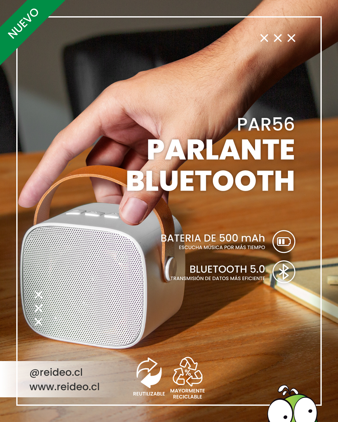 "PARLANTE BLUETOOTH. DISFRUTA DE TU MÚSICA FAVORITA EN EL LUGAR QUE ELIJAS" 💃🎵🔊
👉Medidas: 8,5 x 6,5 x 7,3 cm.
👉Potencia: 5 W.
👉Capacidad de la batería: 1200 mAh.
En nuestra web podrán encontrar catálogos con la temática más importante del rubro promocional. WWW.REIDEO.CL 👈
📱+56947547994
🌐 ventas@reideo.cl
✉️ ventas2@reideowebler.com
#parlante #musica #merchandisingchile #merchandisingempresarial #regalospublicitarioschile #regalospublicitarios #empresas #santiago #chile #conlogo #regalo #lapicespersonalizados #lapicesconlogo #lapicespublicitarios #reutilizable #reciclable #ecologico