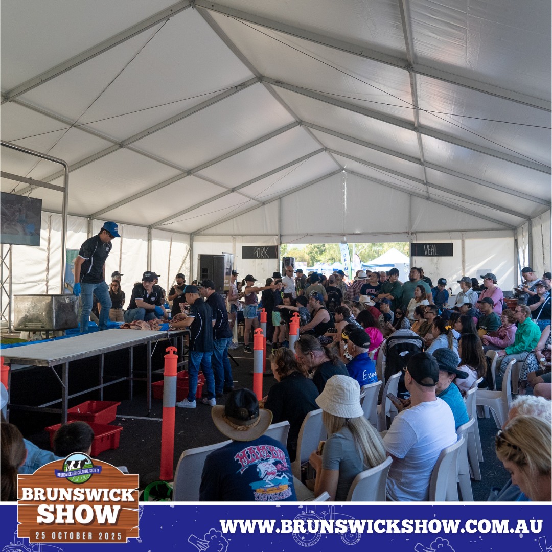 The Battle of the Butchers โ who will carve their way to glory? Come and see for yourself at the Brunswick Show!
๐
Sat 25 Oct | Brunswick Showgrounds | www.brunswickshow.com.au