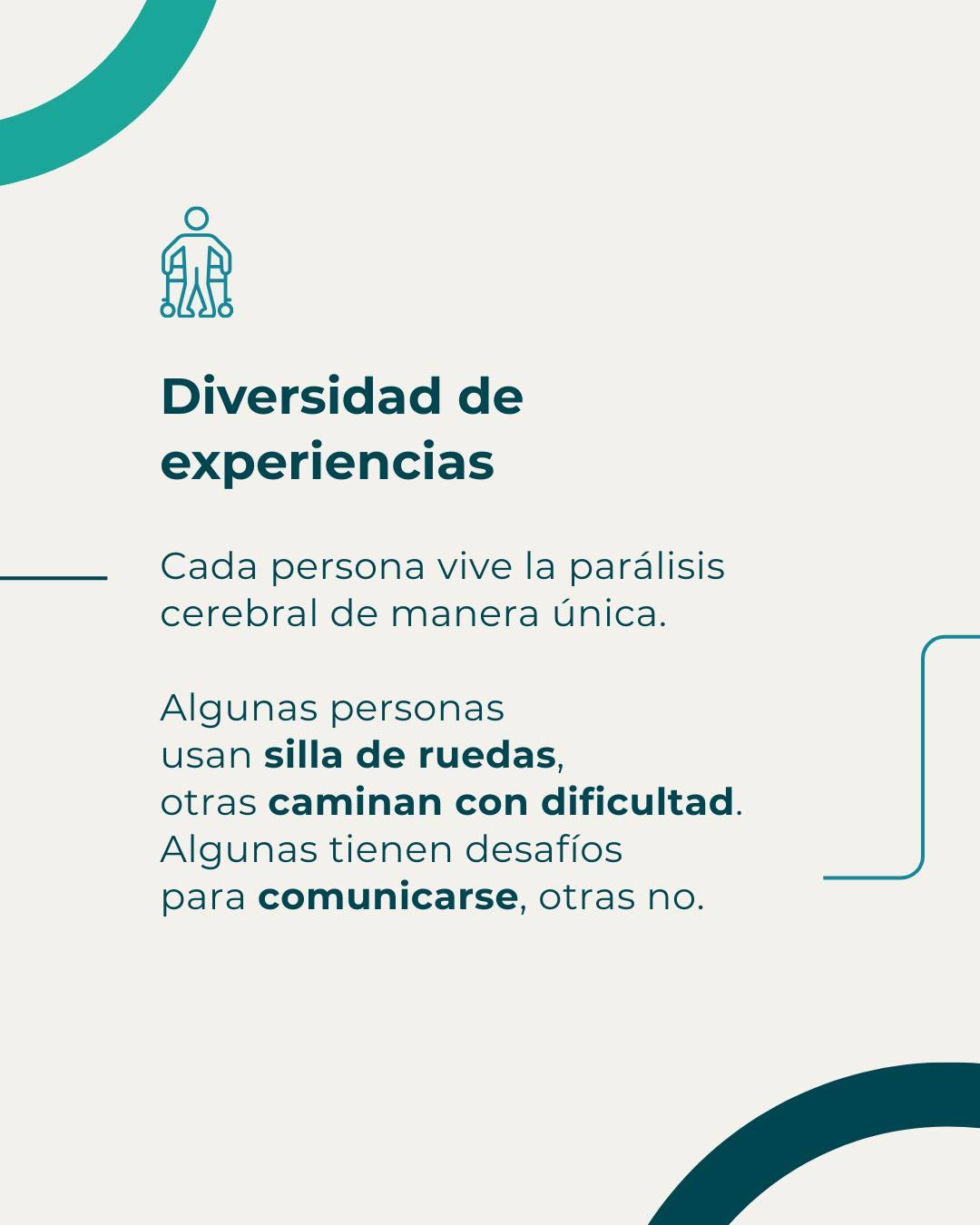 Hoy, en el Día Mundial de la Parálisis Cerebral, nos unimos para reflexionar sobre los desafíos que enfrentan quienes viven con esta condición. 💚
Es un día para recordar la importancia de la concientización, la investigación y el apoyo en la lucha contra la parálisis cerebral. En ALPI, seguimos comprometidos con el trabajo conjunto para avanzar en el conocimiento y tratamiento.
Más información:
📍 Soler 3945, CABA
📞 (011) 4839-7700
📲 113-332-9926
📧 turnos@alpi.org.ar
#DíaMundialDeLaParálisisCerebral #Concientización #ALPI