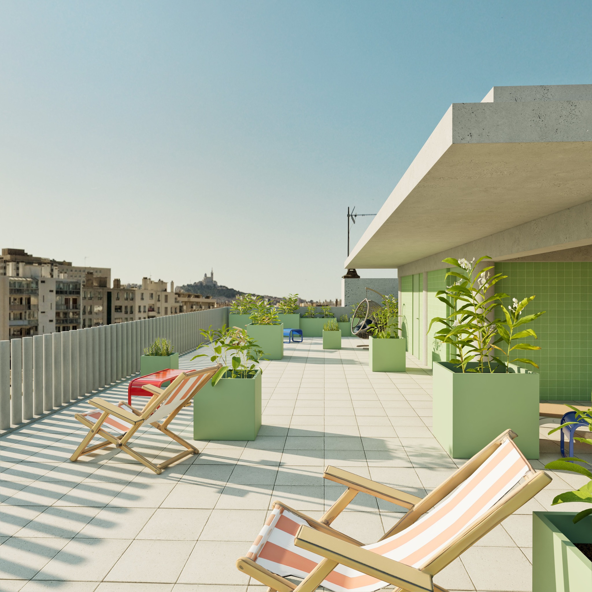 🌿 La nature sur le toit.
La toiture-terrasse de votre Immeuble Idéal est un lieu de vie partagé :
Serat-elle une terrasse végétalisée ?
Chacun pourra voter pour son aménagement préféré !
📞 Envie de participer à cette aventure ?
📱 06 74 01 32 79
📧 contact@immeuble-ideal.fr
🌐 www.immeuble-ideal.fr
@modusaedificandi x @procivisprovence
@fidelisinvest — Vue sur Vert
#Marseille #EspacesCommuns #RezDeChausséeActif #HabitatParticipatif #BiblioLudothèque #SalleVidéo #AtelierPartagé #CuisineCollective #ArchitectureConviviale #ImmobilierNeuf #ModusÆdificandi #ProcivisProvence #CoConstruction #DesignCollectif #VilleDuQuartDHeure #VivreAutrement