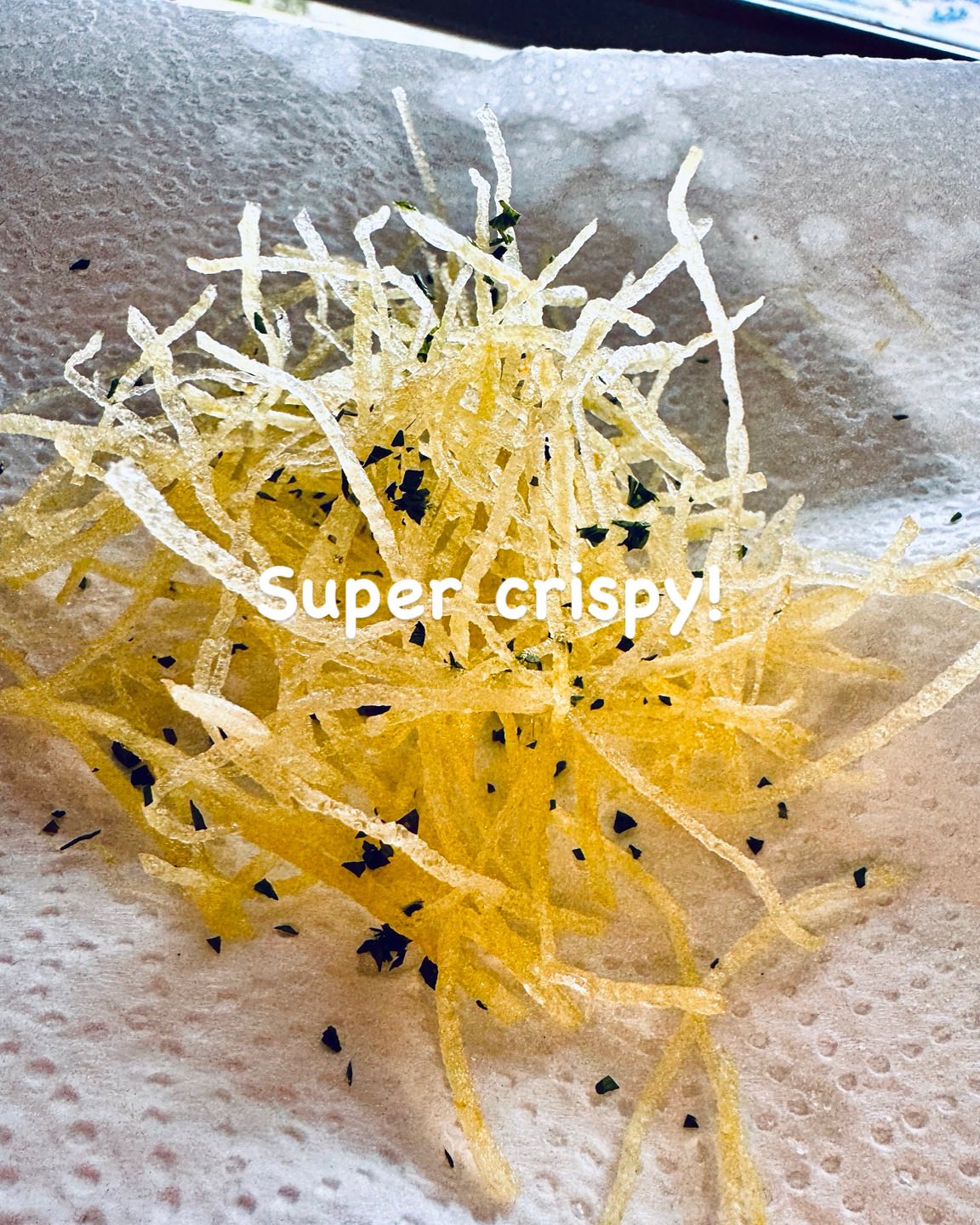 Super crispy. Thin. Salty. Wonderful with our cabbage and sausage terrine with Taleggio fondue. On the table tonight. This is Ruffino in Marche. Gastro-boutique hotel