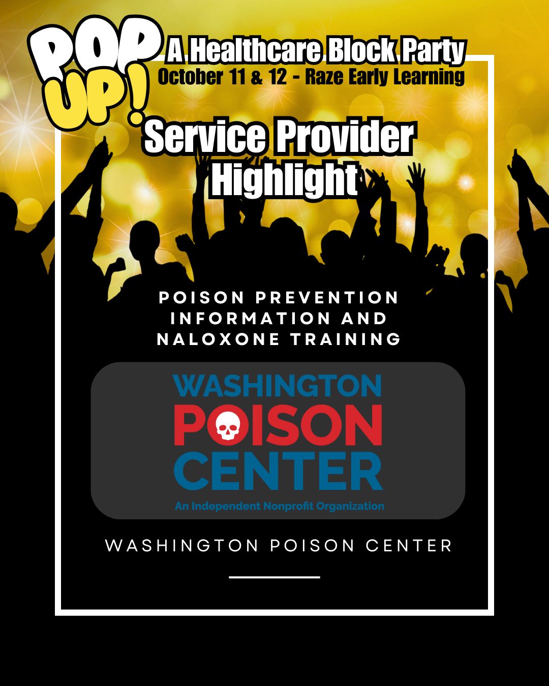 🎉Meet the team powering the block party!
Join us at @razeearlylearning on October 12th and connect with @mryuk_wa!
✔Providing Poison Prevention Information and Naloxone Training!
About: The mission of the Washington poison Center is to prevent and reduce harm from poisoning through expertise, education and collaboration
RSVP to the block party and learn more at www.majirising.org (link in bio)
#MajiRising #spokanewashington #vibesandvitalsigns #community #CommunityHealth #CommunityCare #healthycommunities #heathcare #healing
