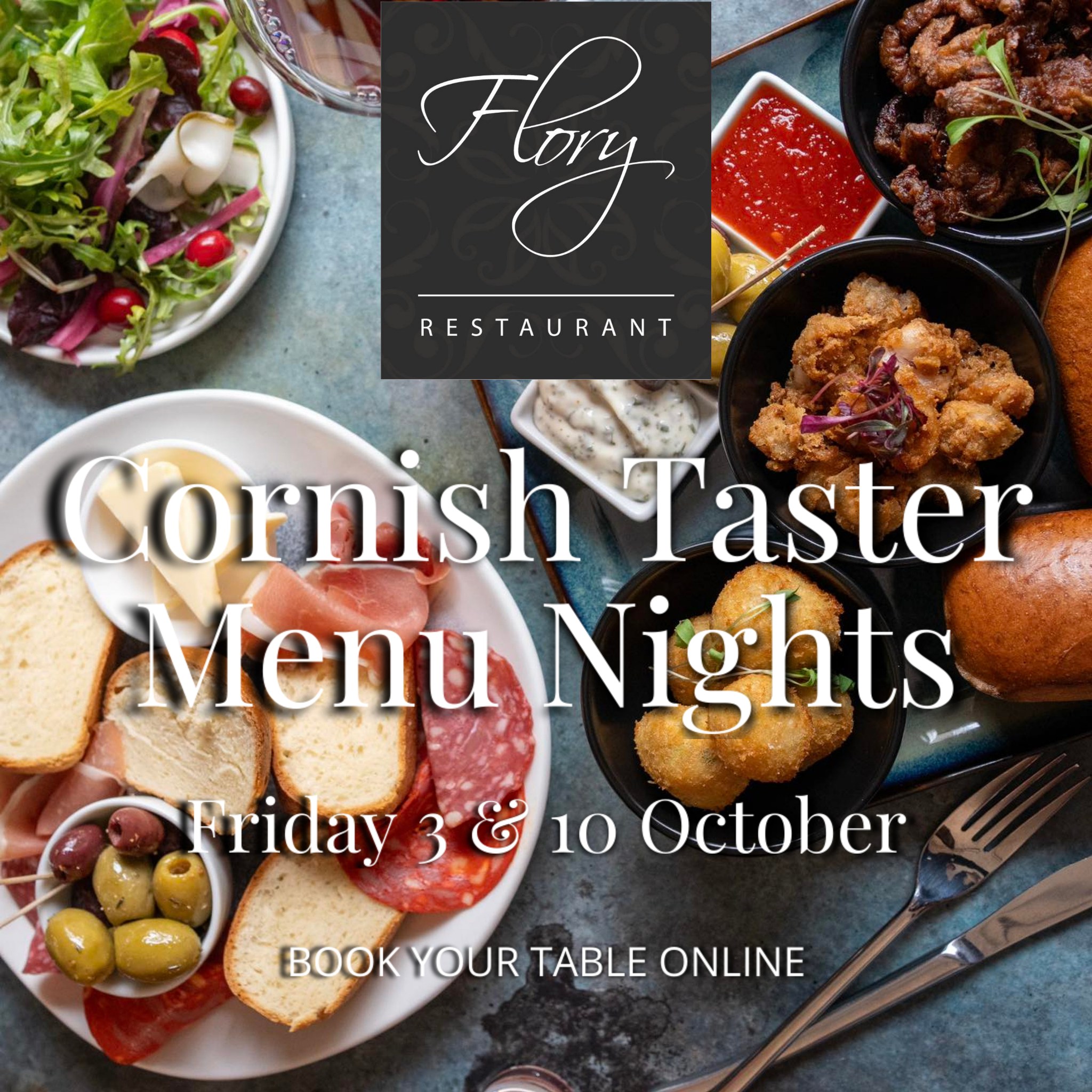 ✨ A Taste of Cornwall Awaits ✨
Join us at Flory Restaurant, Bodmin, for a very special dining experience - our vert special Cornish Taster Menu evenings 🍴.
📅 Friday 3rd October & Friday 10th October
🕖 Arrival from 7 - 7.30pm
Indulge in a carefully curated menu that celebrates the very best seasonal Cornish produce, crafted with passion and flair.
Spaces are limited – so be sure to book your table today and enjoy a truly memorable culinary evening.
👉 View the menu and reserve your place now by visiting our website or call us directly.
#FloryRestaurant #CornishTasterMenu #BodminEats #CornwallFoodies
#CornwallEats