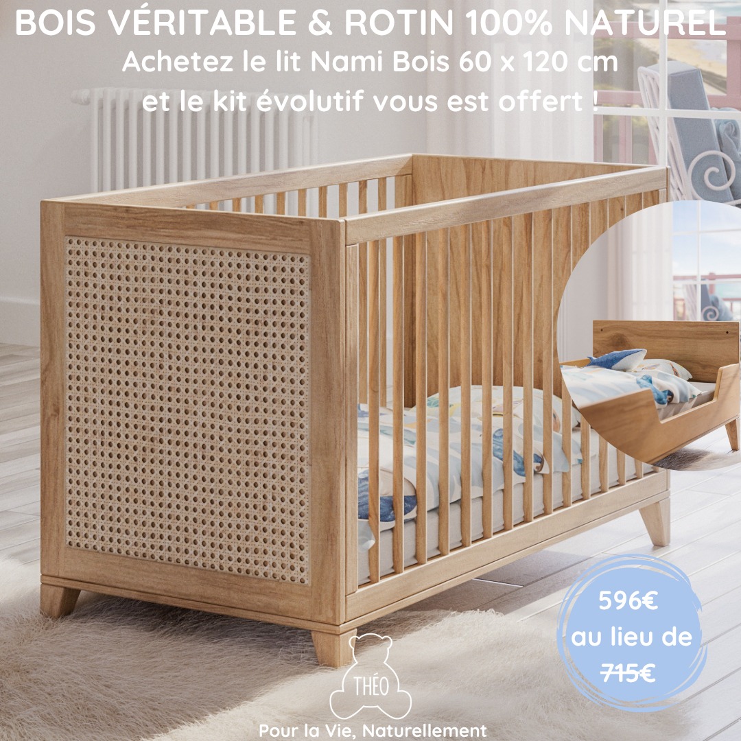 🍂Profitez tout au long du mois d’Octobre de nos offres spéciales, pensées pour accompagner vos plus beaux moments en famille.
Pour l'achat d'un lit Nami Bois 60 x 120 cm, nous vous offrons le kit évolutif. Il vous permettra de faire évoluer votre lit en lit évolutif et petit lit junior.
Voir toutes nos offres d'octobre : https://www.theo-bebe.fr/offre-mois-octobre
#DesignÉcoresponsable #DécoBébé #CannageRotin #ParentResponsable #DecorationBebe #NatureChezVous #InspirationDeco #DesignDurable #BonnesAffaires #MateriauxNaturels #ChambreBébéNaturelle #ThéoBébé #DesignEnfant #MeublesBébéFiables