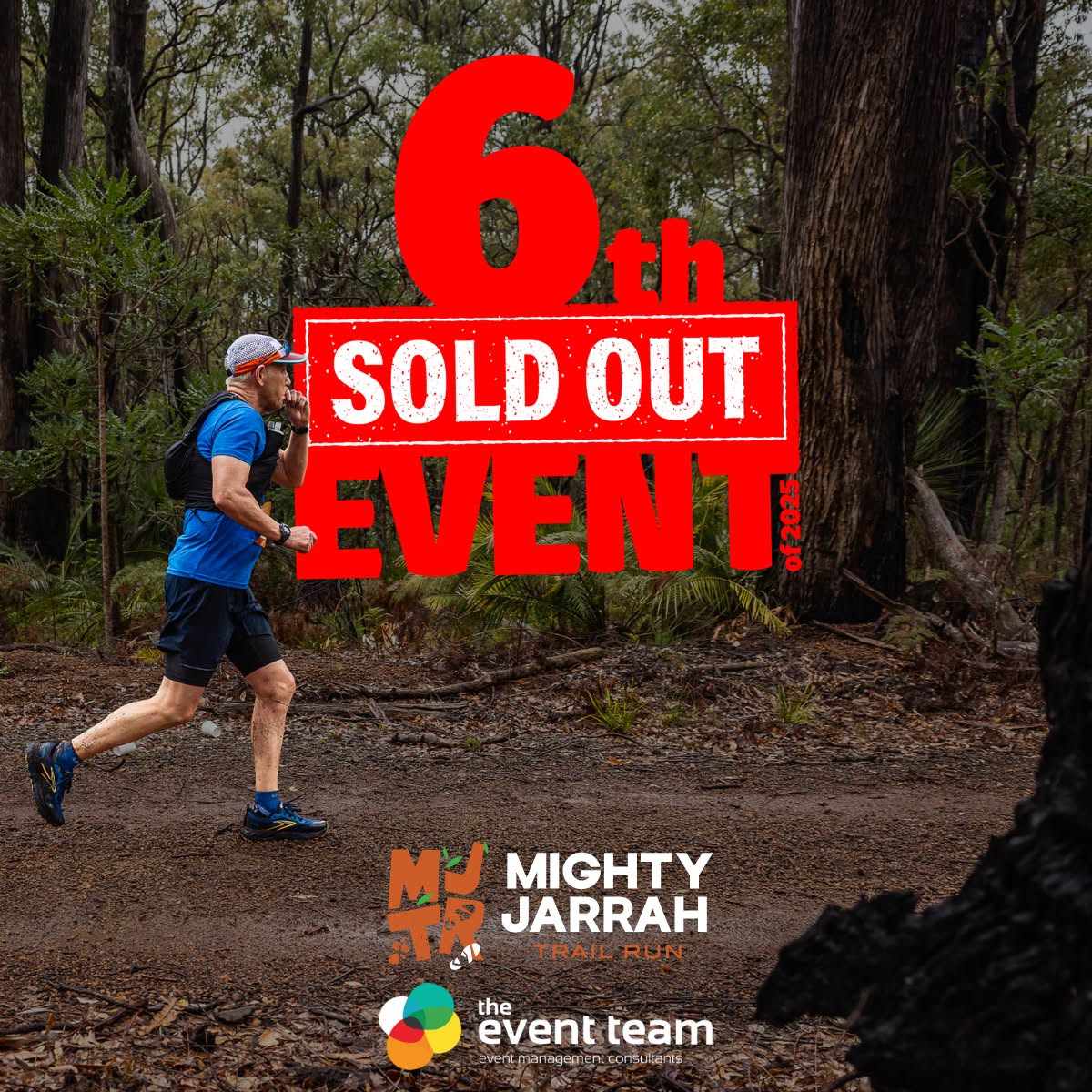 We’re thrilled to add another sold-out event to the 2025 calendar! 🎉
The Mighty Jarrah Trail Run hit record-breaking numbers this year, and the atmosphere was electric. A huge thank you to everyone who made it possible.
We can’t wait to see what 2026 has in store!
@mightyjarrahtrailrun