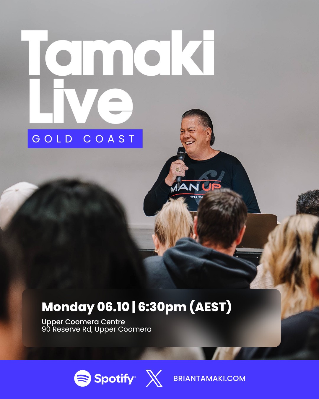 Something powerful is about to happen…
Our Apostle is coming for our Stand on October 7th, but first — we gather for Tamaki LIVE!
📍 Upper Coomera Centre
📅 Monday 6th October, 6:30pm
Let’s come expectant together. Bring your friends, bring your family, bring your heart ready to receive!
