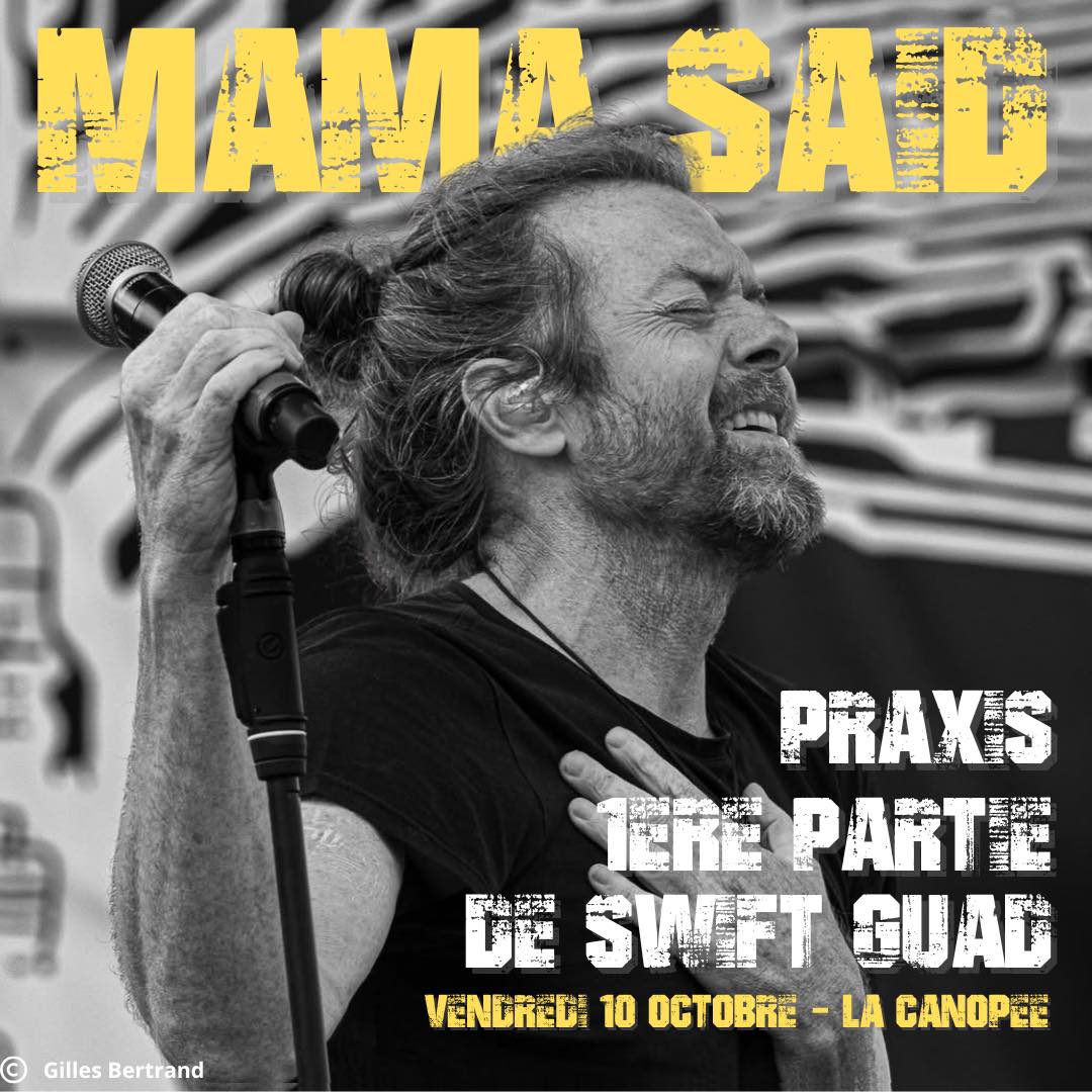 Il suffit d'un battement de cœur, d'une respiration plus lourde que les autres, pour comprendre que ce soir-là ne sera pas comme les autres.
Les voix s'élèvent, les murs vibrent, le 10 octobre, Fronton devient le théâtre de cette énergie.
La Canopée ouvre ses portes,
et le rap y prend toute sa place.
Praxis y posera sa voix et son phrasé acéré, avant Swift Guad, figure incontournable du 93.
À ses côtés, on retrouve une scène vivante et plurielle : La Cercleuse, Bunny, IMA, Dublowsan, Tissan, Wats.
📍 La Canopée – Fronton
⏰ 18h → 2h
🎟 8€ prévente / 15€ sur place
👉 Billetterie: https://www.la-canopee-des-arts.com/event-details/swift-guad-la-cercleuse-ima-tissan-bunny-wats-dub-praxis-noopy