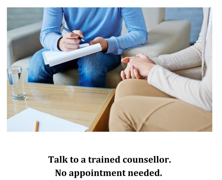 Mental Health & Addictions Open Access Counselling – No appointment or referral necessary.
Get mental health and addiction support when you need it.
At Open Access Counselling you can speak with a mental health or addictions counsellor. No appointment or referral is required. Simply drop in during the hours listed at the link below.
More information: https://www.princeedwardisland.ca/en/information/health-pei/mental-health-and-addictions-open-access-counselling
Sessions last up to 60 minutes. There may be a small wait when you arrive, but you will be connected with a counsellor as soon as possible.
There are 7 Mental Health and Addictions Open Access Counselling Clinics across PEI.
• Charlottetown
• Summerside
• Montague
• O'Leary
• Alberton