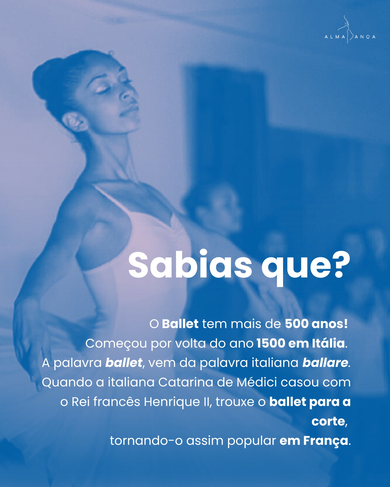 Sabiam a origem do Ballet? 🧐
Segue-nos para saberes mais sobre diferentes estilos de dança 😉