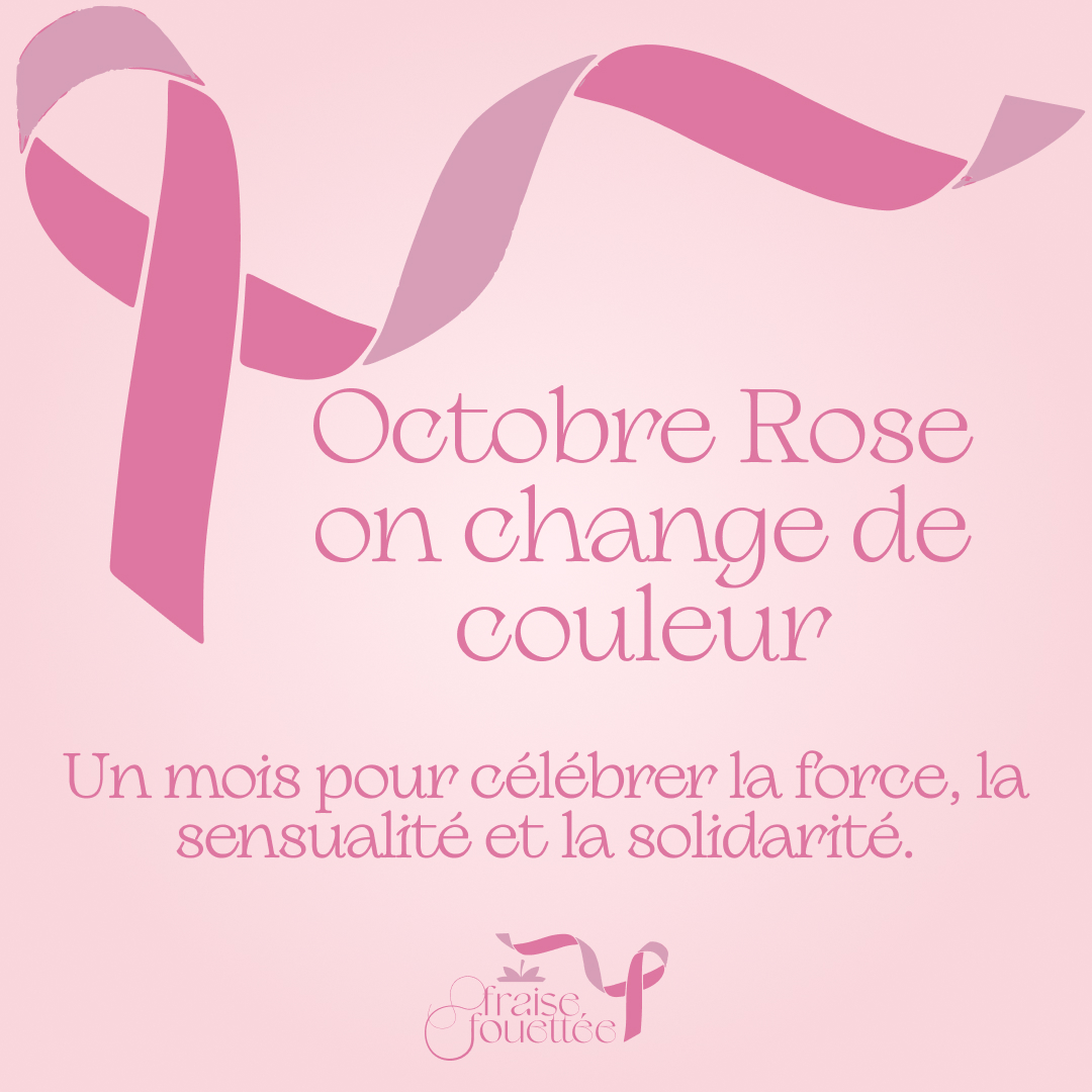 💗 En ce mois d’Octobre Rose, Fraise Fouettée se pare de rose pour soutenir la lutte contre le cancer du sein.
🎀 Parce qu’aimer son corps, c’est aussi en prendre soin.
#octobrerose #cancerdusein #love #loveyourbody #pinkoctober #sante