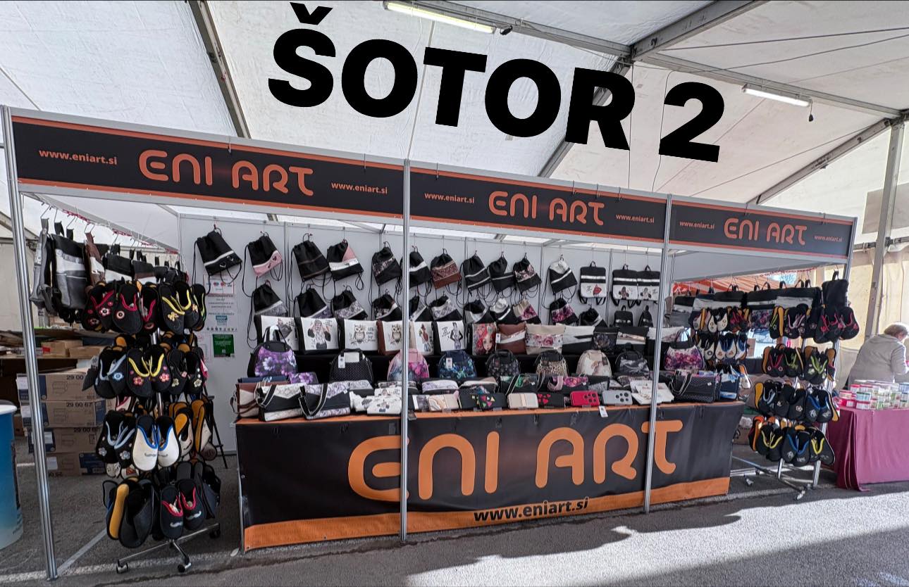 a
Dragi moji! ❤️
Letos sem se na sejem v Komendi še posebej potrudila za vas! 👜👟✨
Na moji stojnici ENI ART vas čakajo unikatne torbice, nahrbtniki, copatki in še marsikaj, narejeno z veliko ljubezni. 🧡
Pridite pokukat, podpret ročno delo in si izberite nekaj posebnega zase ali za darilo! 🎁
📍 Najdete me v šotoru št. ❗️❗️2❗️❗️
📅 Od 3. do 5. oktobra