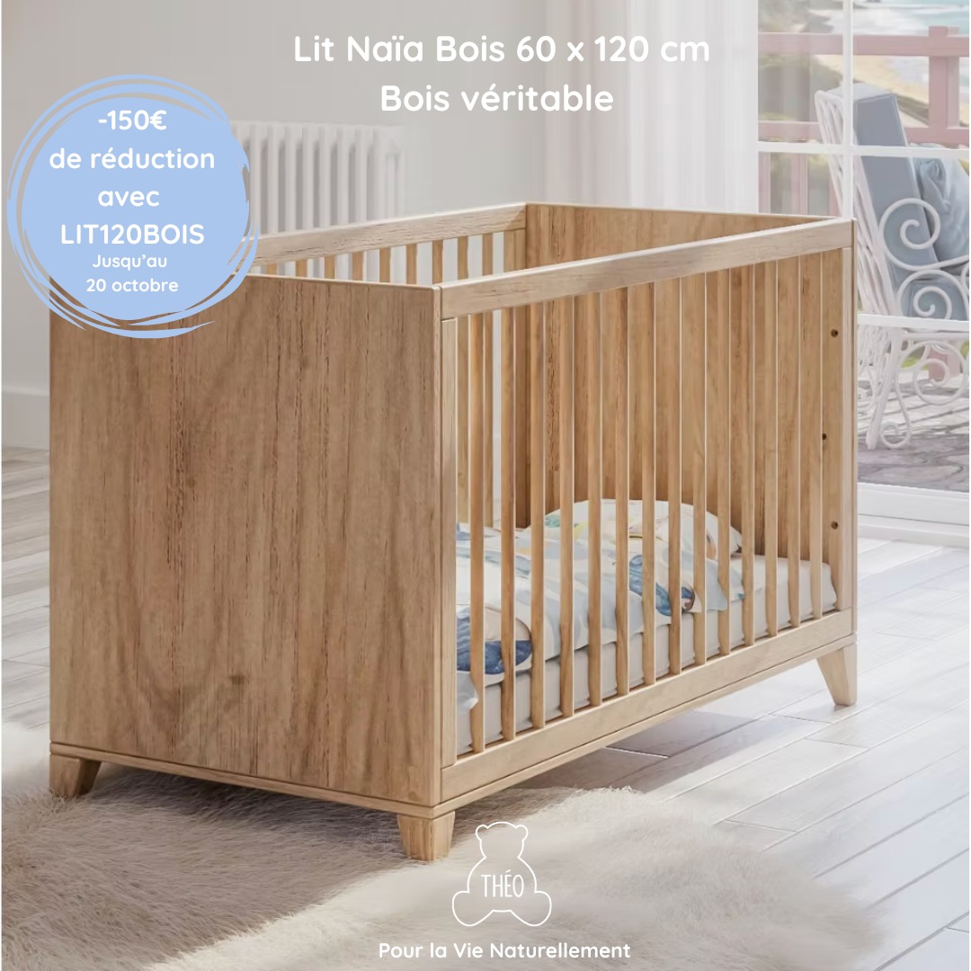 Un lit bébé peut être beau, naturel et évolutif ✨
Nos modèles Nami Bois, Naïa Bois et Marélia Bois en véritable bois apportent une touche de naturel dans la chambre de bébé 🌿
Et en plus, ils sont évolutifs et garantis 3 ans !
💥 Offre spéciale : -150€ immédiats
👉 Utilise le code : LIT120BOIS
Faites le choix du style… sans compromis sur la qualité 💛
#theobebe #designbebe #litbebe #boismassif #decobebe #promo #bonplanbebe
