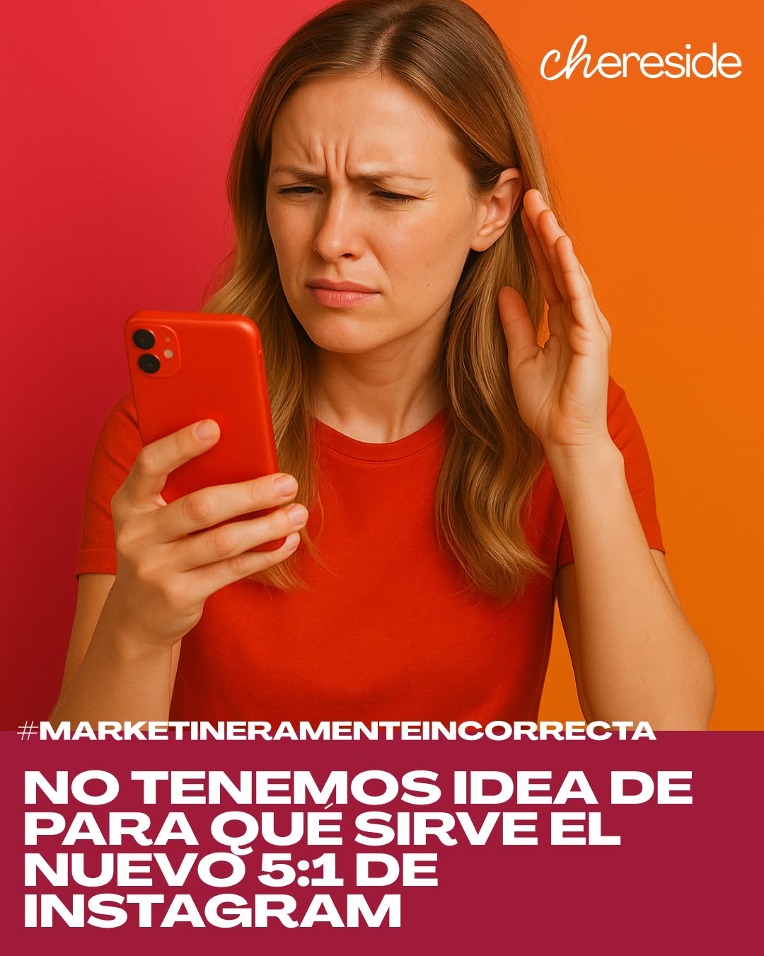 𝗛𝗼𝘆 𝗺𝗲 𝗹𝗲𝘃𝗮𝗻𝘁é 𝗰𝗼𝗻 𝗴𝗮𝗻𝗮𝘀 𝗱𝗲 𝘀𝗲𝗿 hashtag#𝗠𝗮𝗿𝗸𝗲𝘁𝗶𝗻𝗲𝗿𝗮𝗺𝗲𝗻𝘁𝗲𝗜𝗻𝗰𝗼𝗿𝗿𝗲𝗰𝘁𝗮 𝘆 𝗹𝗲𝘀 𝗱𝗶𝗴𝗼:
✨ 𝙉𝙤 𝙩𝙚𝙣𝙚𝙢𝙤𝙨 𝙞𝙙𝙚𝙖 𝙙𝙚 𝙥𝙖𝙧𝙖 𝙦𝙪é 𝙨𝙞𝙧𝙫𝙚 𝙚𝙡 𝙛𝙤𝙧𝙢𝙖𝙩𝙤 𝙪𝙡𝙩𝙧𝙖 𝙥𝙖𝙣𝙤𝙧á𝙢𝙞𝙘𝙤 5:1 𝙙𝙚 𝙄𝙣𝙨𝙩𝙖𝙜𝙧𝙖𝙢. ✨
𝗦í, 𝘁𝗲 𝗱𝗶𝗰𝗲𝗻 (𝗰𝗼𝗻 𝗺𝘂𝗰𝗵𝗼 𝗖𝗵𝗮𝘁𝗚𝗣𝗧 𝗱𝗲 𝗽𝗼𝗿 𝗺𝗲𝗱𝗶𝗼) que es “para captar mayor atención en el feed” porque “𝘳𝘰𝘮𝘱𝘦 𝘤𝘰𝘯 𝘦𝘭 𝘦𝘴𝘲𝘶𝘦𝘮𝘢 𝘢𝘤𝘵𝘶𝘢𝘭 𝘷𝘦𝘳𝘵𝘪𝘤𝘢𝘭”. Pero eso es medio verso… porque solo funciona en tanto y en cuanto sea disruptivo. Y cuando todos lo usen, el esfuerzo de achinar los ojos para entender qué pasa en pantalla nos va a hacer scrollear de largo.
¿𝗦𝗲 𝗮𝗰𝘂𝗲𝗿𝗱𝗮𝗻 𝗱𝗲 𝗰𝘂𝗮𝗻𝗱𝗼 𝗹𝗼𝘀 𝘃𝗶𝗱𝗲𝗼𝘀 𝗺𝘂𝘀𝗶𝗰𝗮𝗹𝗲𝘀 𝗲𝗺𝗽𝗲𝘇𝗮𝗿𝗼𝗻 𝗮 𝗽𝗿𝗼𝗱𝘂𝗰𝗶𝗿𝘀𝗲 𝗲𝗻 𝘃𝗲𝗿𝘁𝗶𝗰𝗮𝗹 𝘆 𝘁𝗼𝗱𝗼𝘀 𝗱𝗲𝗰í𝗮𝗺𝗼𝘀 "𝗘𝘀𝘁𝗼 𝗲𝘀 𝗹𝗼 𝗾𝘂𝗲 𝘀𝗲 𝘃𝗶𝗲𝗻𝗲"? Un par de años después, casi nadie lo sostuvo. ¿Por qué? Porque el consumo manda: YouTube sigue siendo el rey de los videoclips, y YouTube no prioriza la verticalidad. Era caro generar dos versiones de un mismo video y la tendencia se descartó.
𝗢𝗯𝘃𝗶𝗼, 𝘁𝗲 𝘃𝗮𝗻 𝗮 𝗱𝗲𝗰𝗶𝗿 “𝗺𝗶𝗿á 𝗾𝘂é 𝗯𝗶𝗲𝗻 𝗹𝗼 𝘂𝘀ó 𝗫 𝗺𝗮𝗿𝗰𝗮”. Y sí, porque una vez que existe el formato, los creativos se ponen la 10. El momento de aprovecharlo es ahora, mientras es novedad y genera conversación.
Personalmente, me suena más a un formato diseñado para 𝗾𝘂𝗲 𝗽𝗿𝗼𝗯𝗲𝗺𝗼𝘀 𝗹𝗮 𝘁𝗲𝗰𝗻𝗼𝗹𝗼𝗴í𝗮 𝗱𝗲𝘁𝗿á𝘀 (igual que pasó con las primeras filmaciones en 4K mostrando paisajes o animales). De hecho, imagino que 𝗳𝘂𝗻𝗰𝗶𝗼𝗻𝗮𝗿í𝗮 𝗽𝗲𝗿𝗳𝗲𝗰𝘁𝗼 𝗰𝗼𝗻 𝗹𝗼𝘀 𝗹𝗲𝗻𝘁𝗲𝘀 𝗰𝗼𝗻 𝗔𝗜 𝗾𝘂𝗲 𝗽𝗿𝗼𝗺𝗼𝗰𝗶𝗼𝗻ó 𝗠𝗲𝘁𝗮 𝗲𝗻 𝗲𝘀𝘁𝗮𝘀 𝘀𝗲𝗺𝗮𝗻𝗮𝘀.
Pero...𝘓𝘢 𝘳𝘦𝘢𝘭𝘪𝘥𝘢𝘥 𝘦𝘴 𝘲𝘶𝘦 𝘦𝘴 𝘱𝘶𝘳𝘢 𝘨𝘪𝘮𝘯𝘢𝘴𝘪𝘢 𝘮𝘦𝘯𝘵𝘢𝘭: 𝘔𝘦𝘵𝘢 𝘯𝘰 𝘯𝘰𝘴 𝘥𝘪𝘫𝘰 𝘕𝘈𝘋𝘈 𝘥𝘦 𝘱𝘰𝘳 𝘲𝘶é 𝘦𝘴𝘵á 𝘱𝘳𝘰𝘣𝘢𝘯𝘥𝘰 𝘦𝘭 5:1.
A veces, lo más honesto es decir:
👉 “𝘾𝙝𝙚, 𝙣𝙤 𝙩𝙚𝙣𝙚𝙢𝙤𝙨 𝙞𝙙𝙚𝙖 𝙥𝙖𝙧𝙖 𝙦𝙪é 𝙚𝙨 𝙚𝙨𝙩𝙤… 𝙫𝙖𝙢𝙤𝙨 𝙫𝙞𝙚𝙣𝙙𝙤 𝙘ó𝙢𝙤 𝙨𝙚 𝙪𝙨𝙖.”